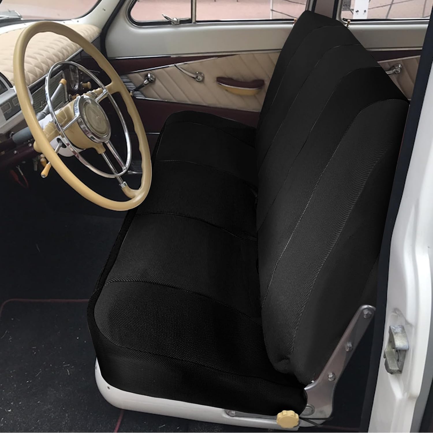 [Copy]Covelta Front Bench Seat Cover for 1973–1999 Chevy Full-Size Trucks(Charcoal)
