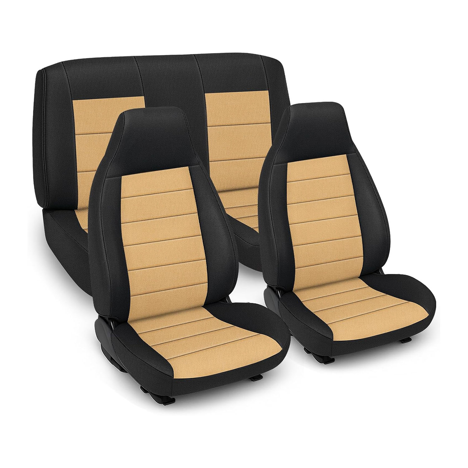  Covelta Front & Rear Full Set Seat Covers for 1982–2002 Chevy Camaro