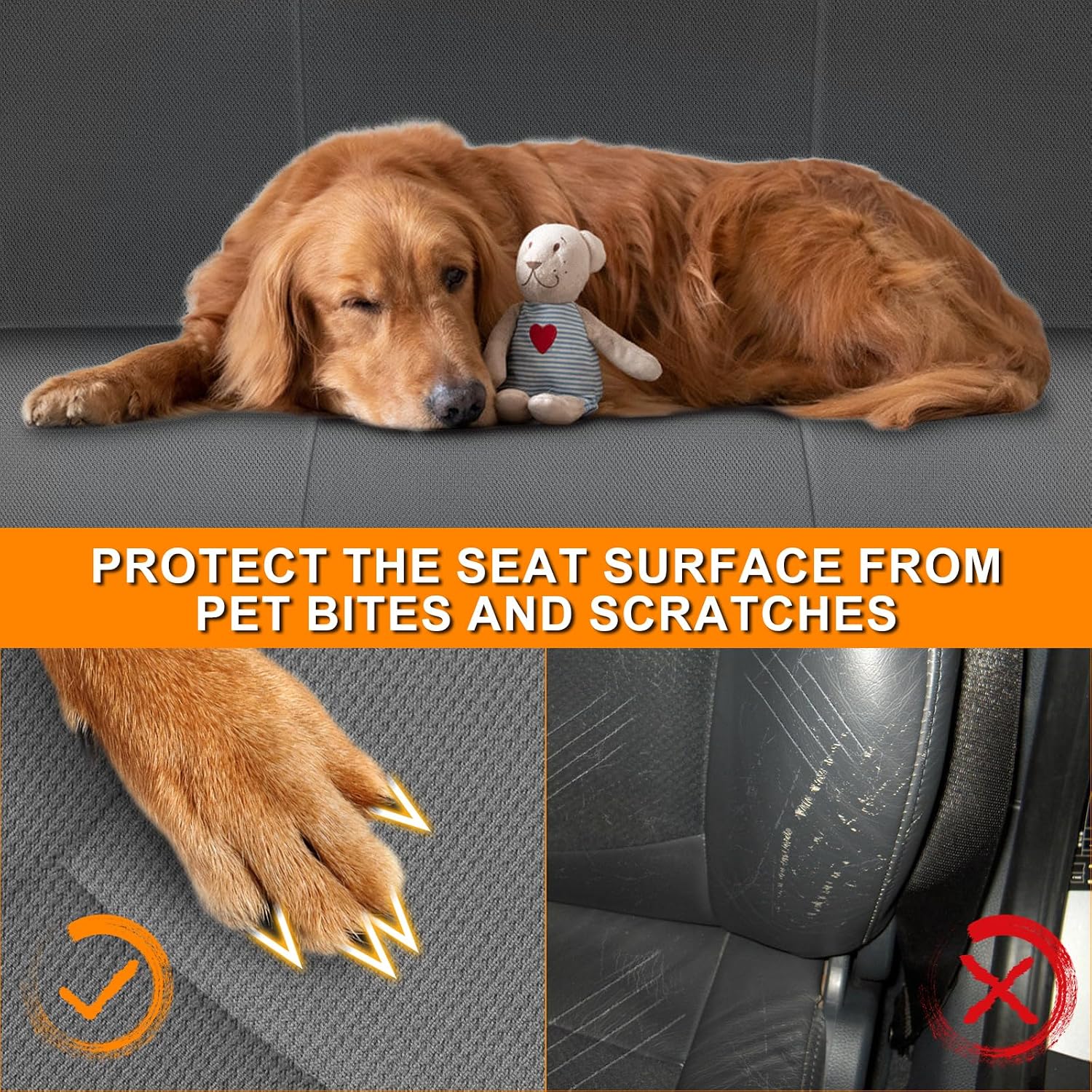 Covelta Front Bench Seat Cover for 2005–2014 Toyota Tacoma（Charcoal）