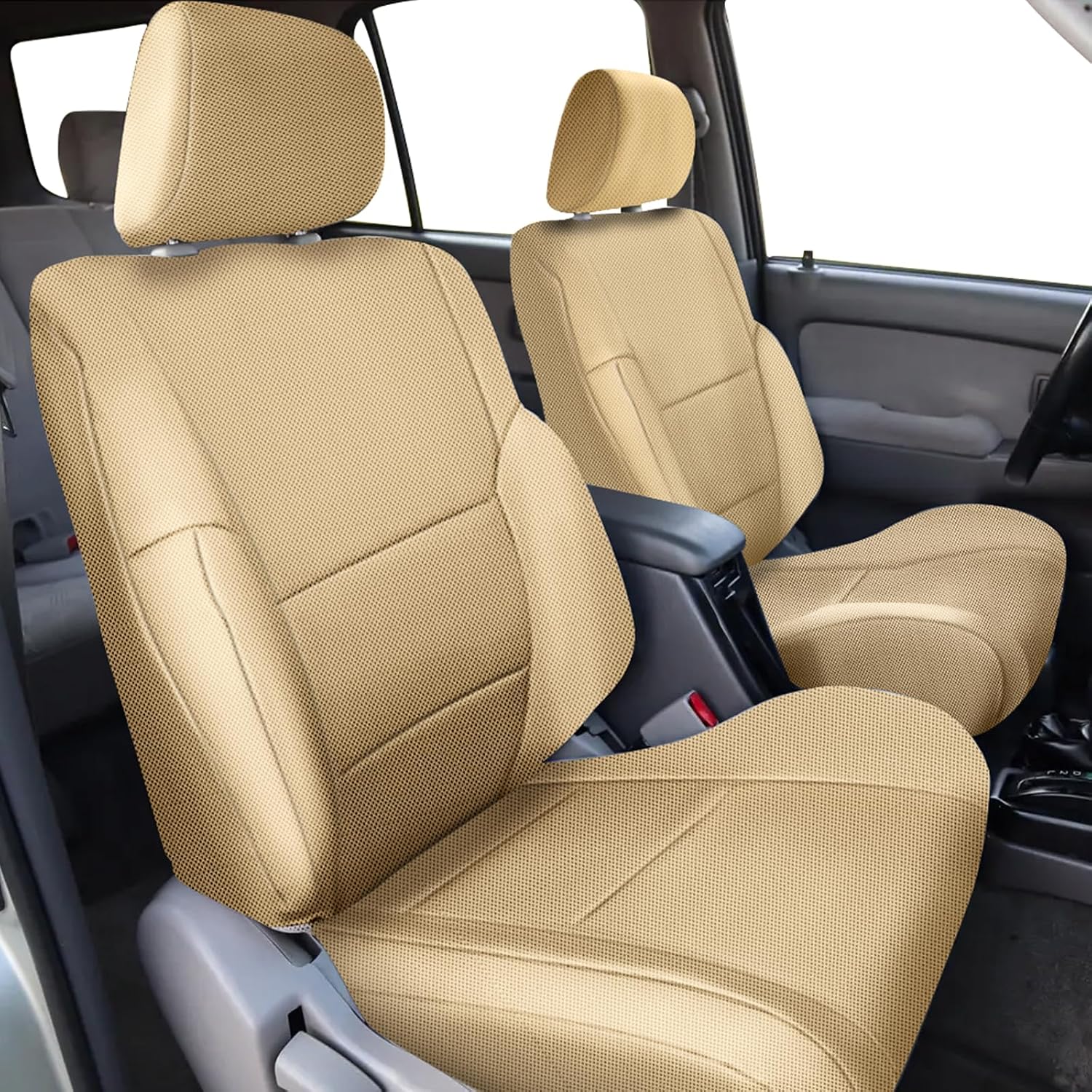 Covelta Front Seat Covers Replacement for 1996–2002 Toyota 4Runner（Beige）