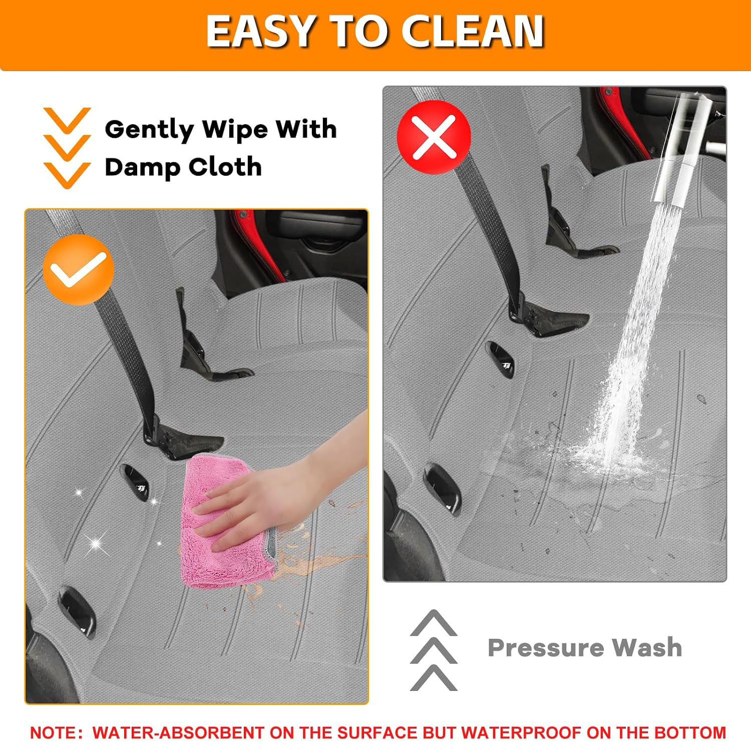 Covelta Front Bench Seat Cover for 1990–1995 Toyota Pickup Standard/Extended Cab
