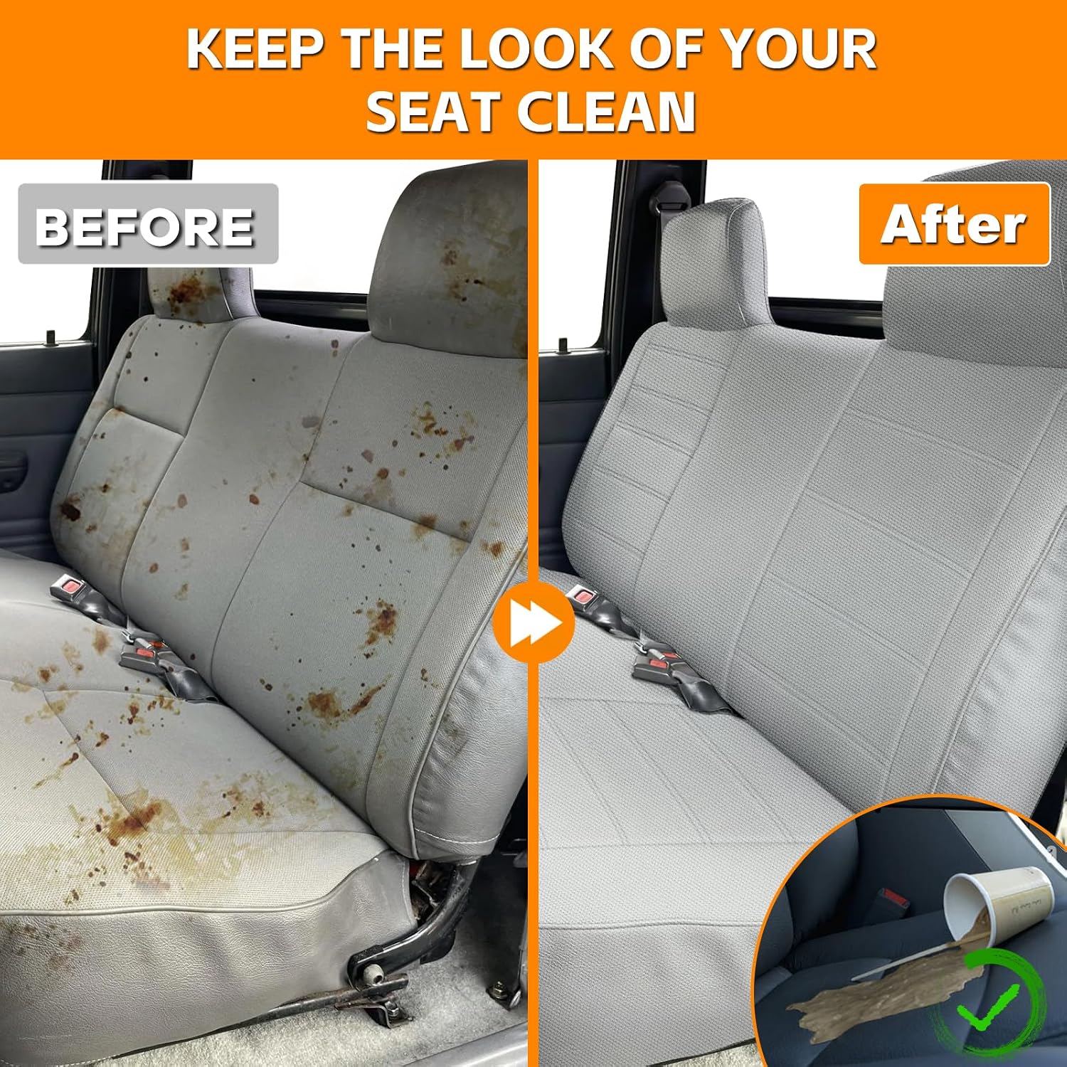 Covelta Front Bench Seat Cover for 1990–1995 Toyota Pickup Standard/Extended Cab
