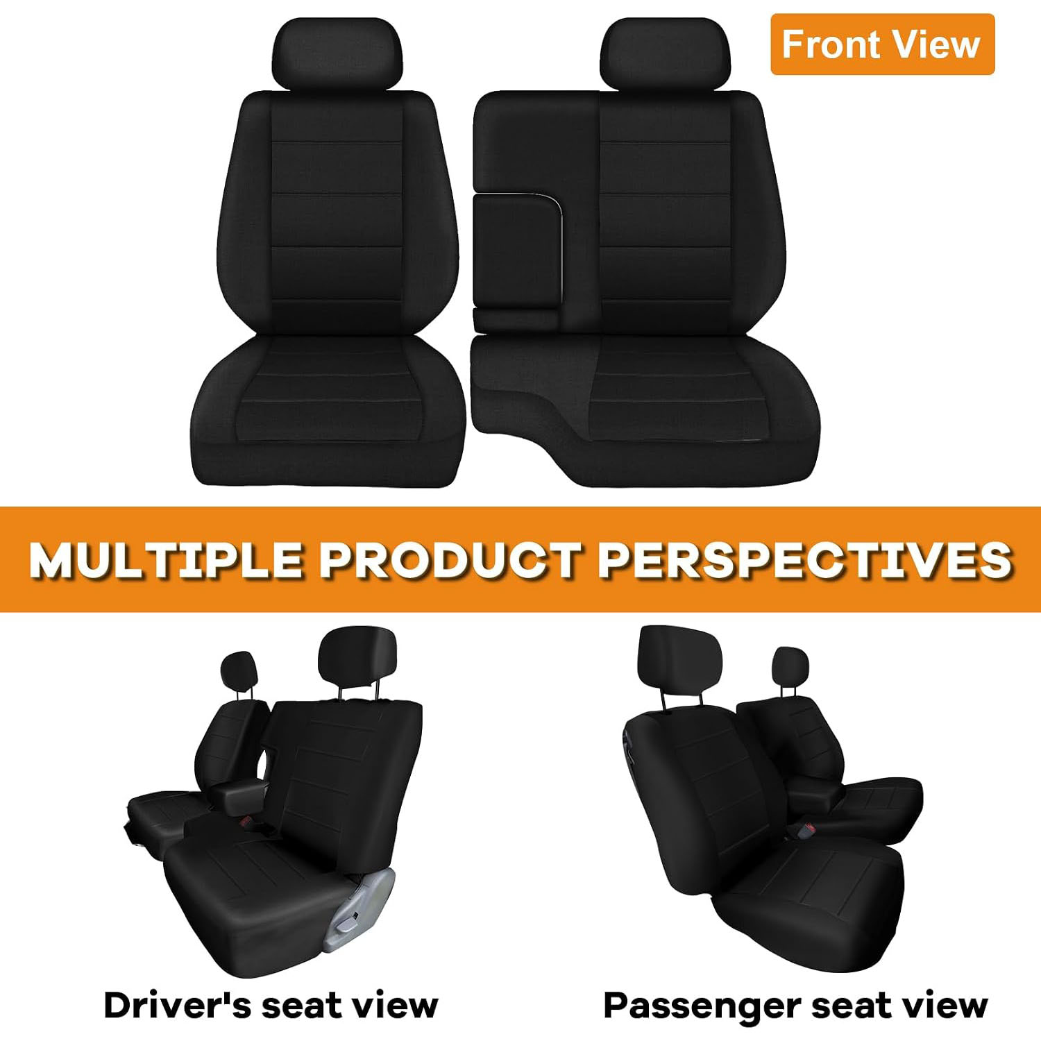 Covelta Front 60/40 Split Seat Covers for 1995–2000 Toyota Tacoma
