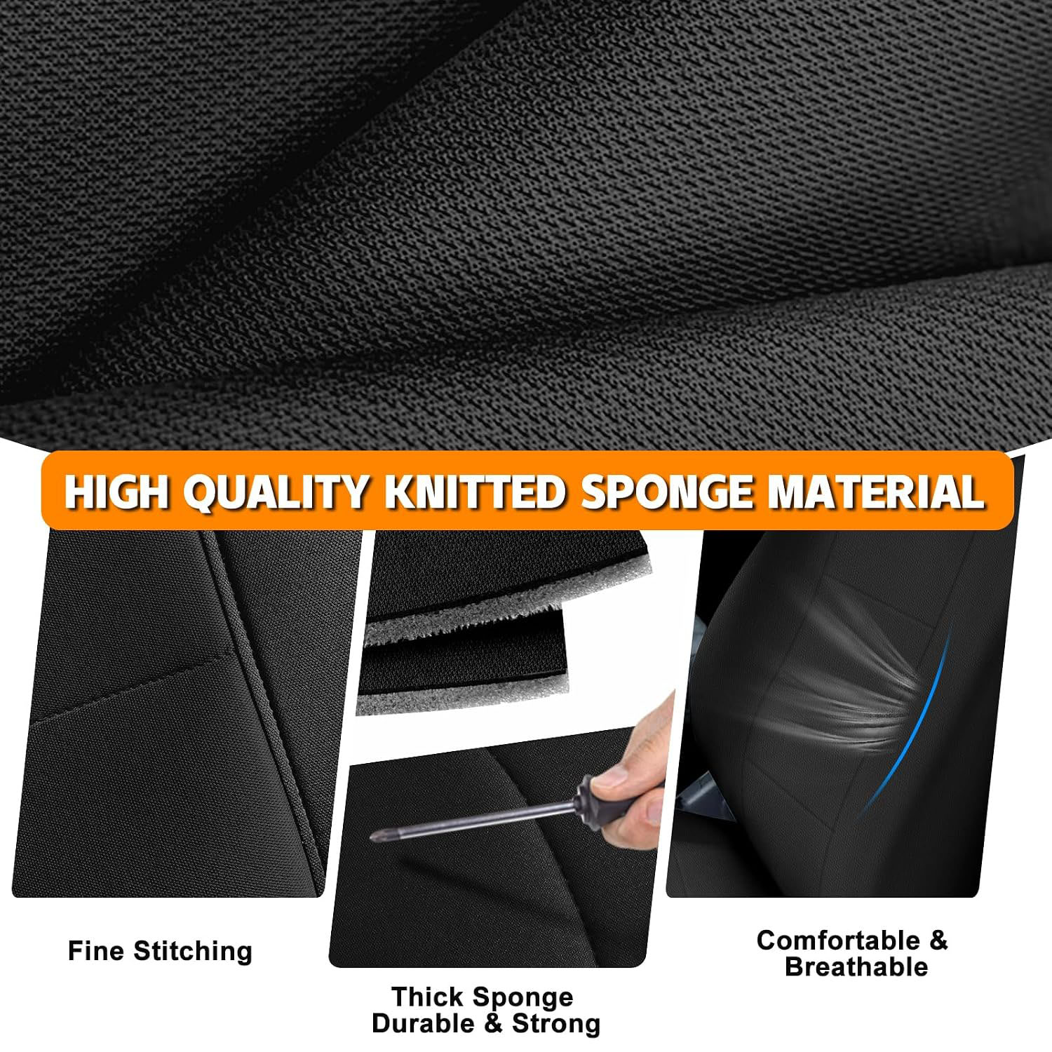 Covelta Front 60/40 Split Seat Covers for 1995–2000 Toyota Tacoma