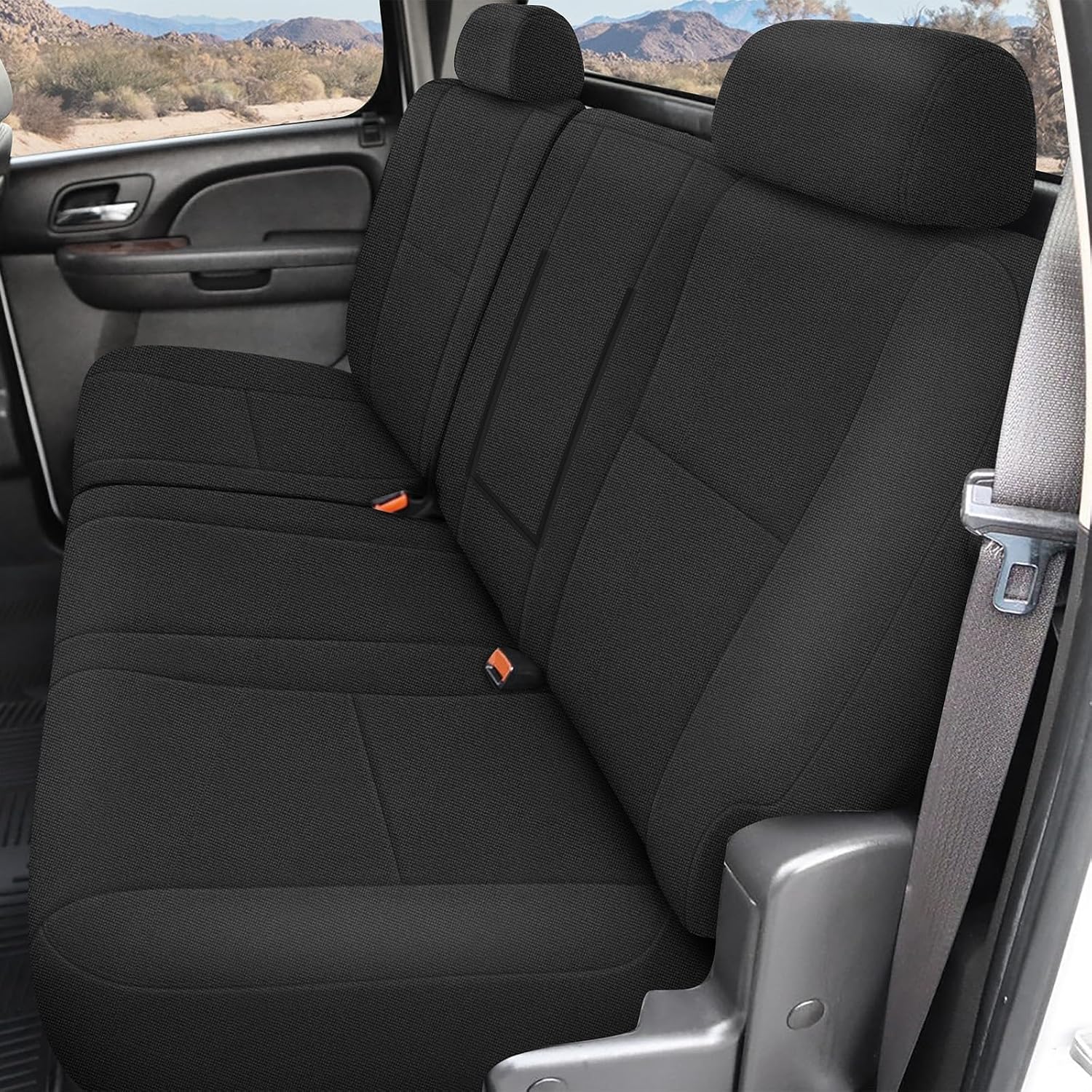[Copy]Covelta Front Seat Cover Replacement for 2007–2013 Chevy Silverado 1500 / 2500HD & GMC Sierra 1500 / 2500HD（Gray）