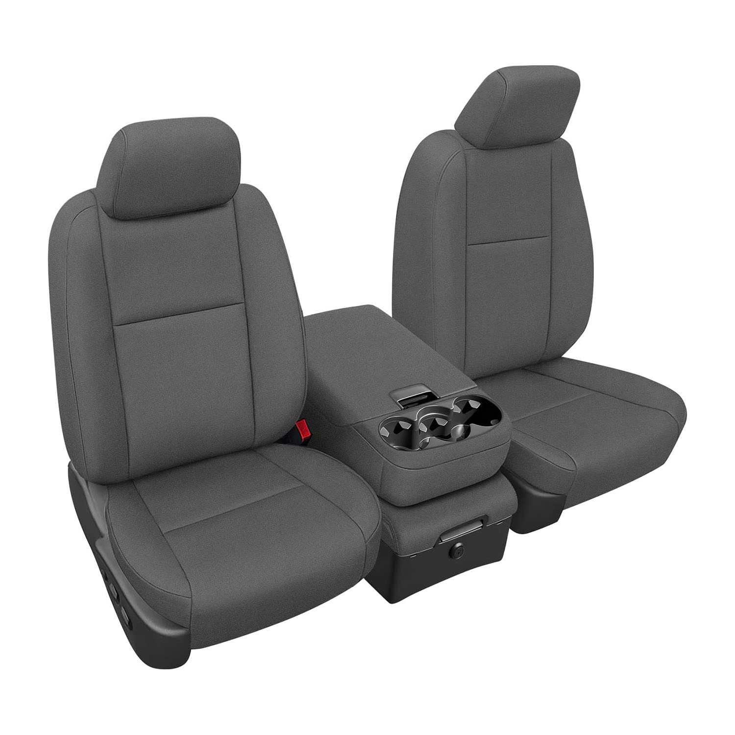 Covelta Front Seat Cover Replacement for 2007–2013 Chevy Silverado 1500 / 2500HD & GMC Sierra 1500 / 2500HD（Gray）