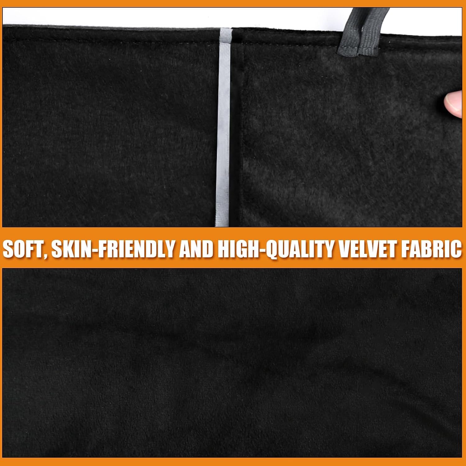 Covelta Front Universal Bench Seat Cover for Truck & Car（Black）