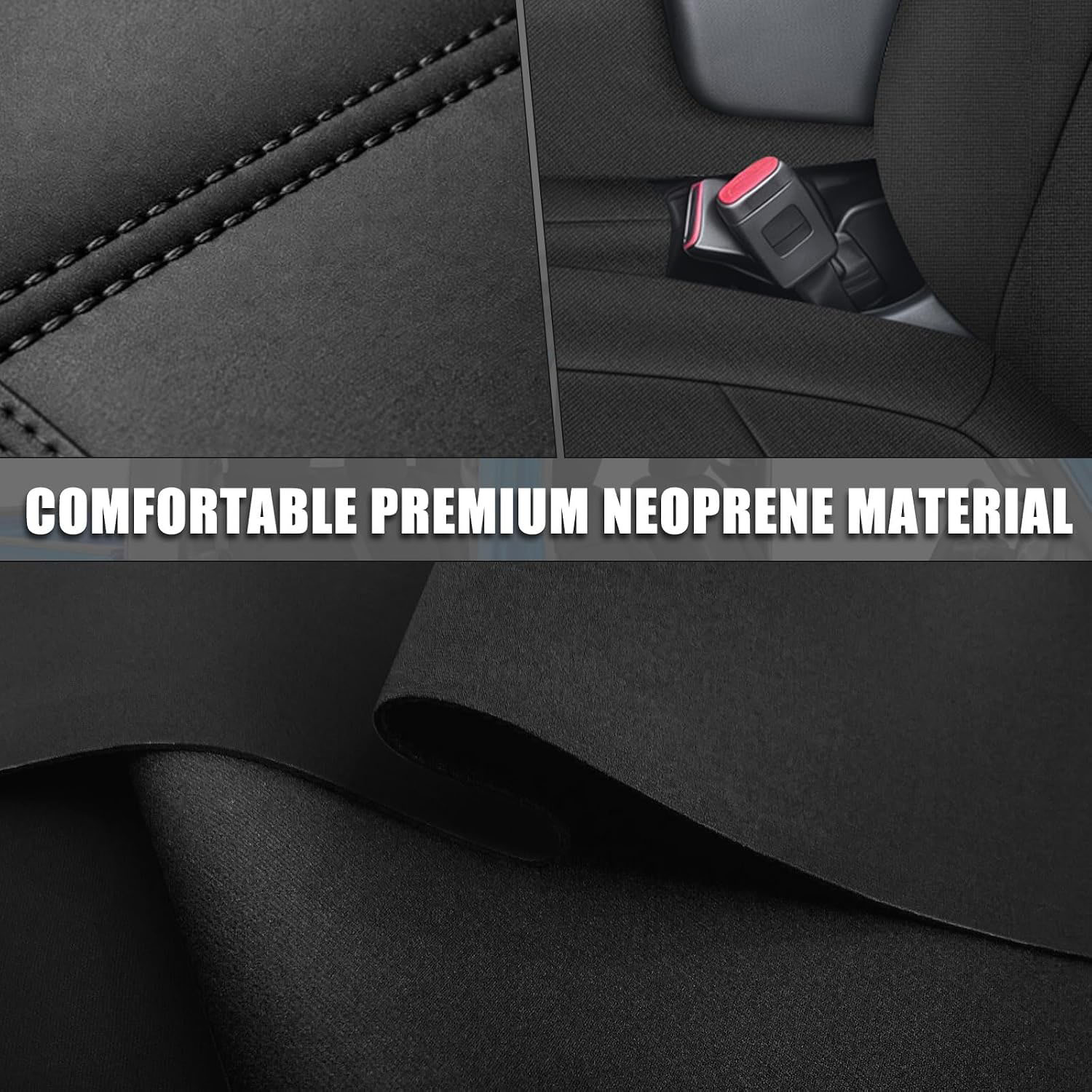 Covelta Front Seat Covers Replace for 2019-2025 Chevy Silverado/GMC Sierra 1500 CrewCab