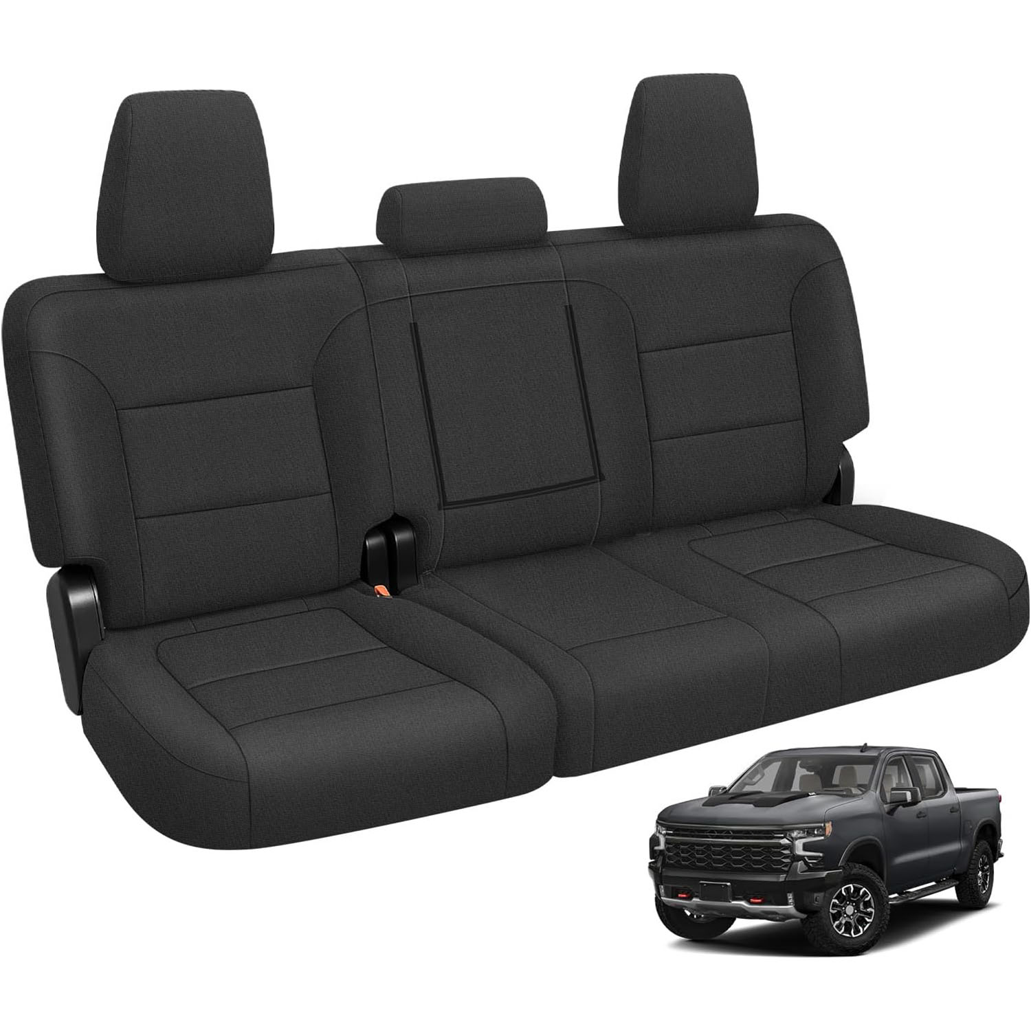 Covelta Rear Seat Cover for 2019–2025 Chevy Silverado 1500 & GMC Sierra 1500 Crew Cab