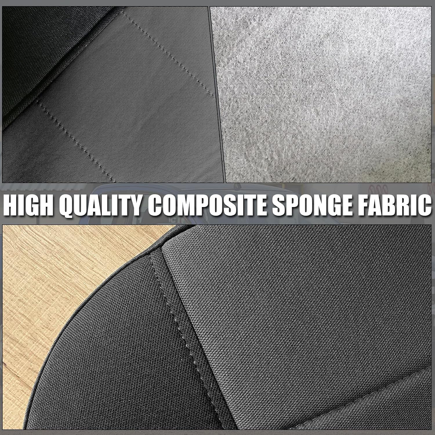Covelta Front Ceat Covers for 2004 -2012 Chevy Colorado and GMC Canyon Front 60/40 Split Bench Seat Covers (without Console)