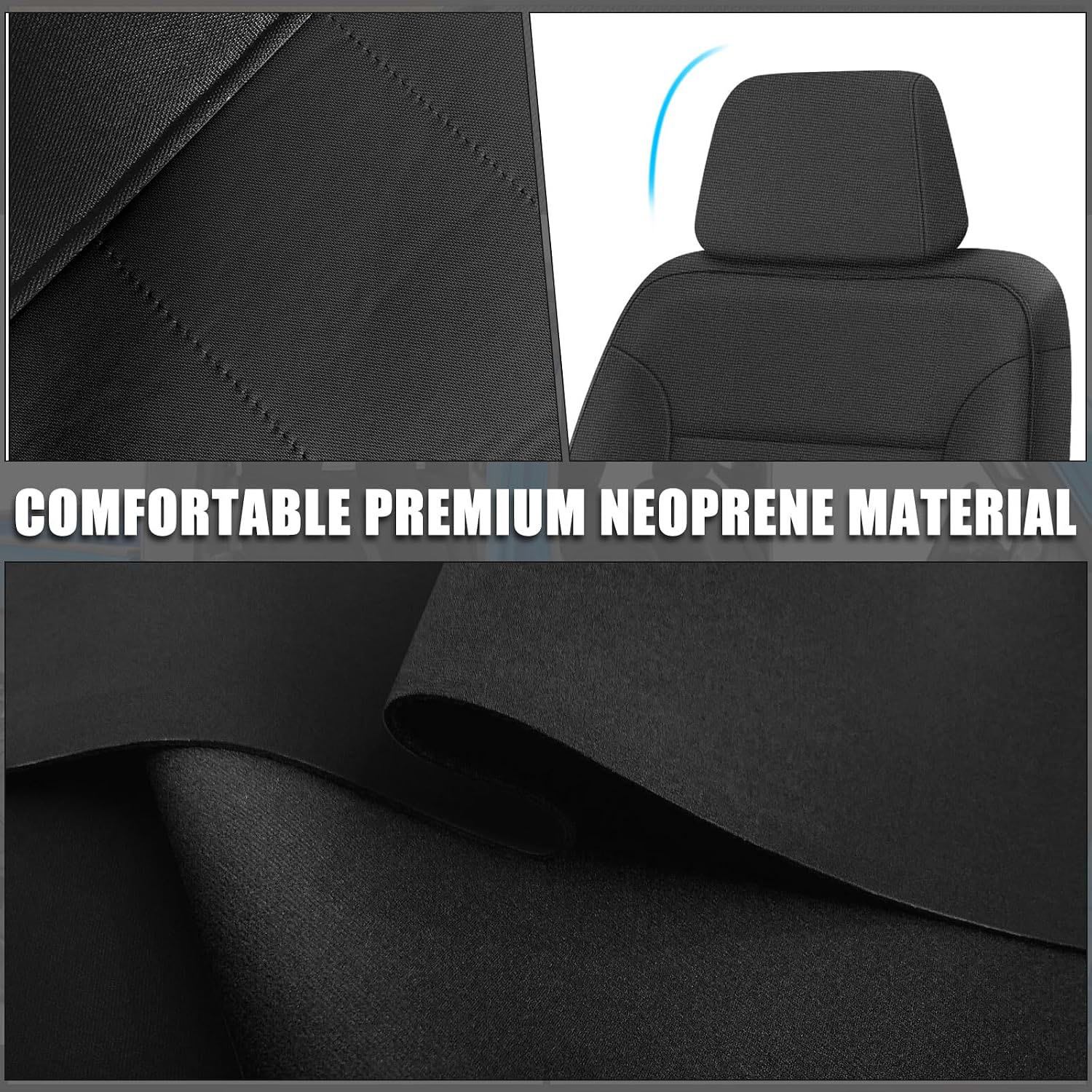 Covelta Front Seat Covers for 2014–2018 Chevy Silverado 1500 & GMC Sierra 1500