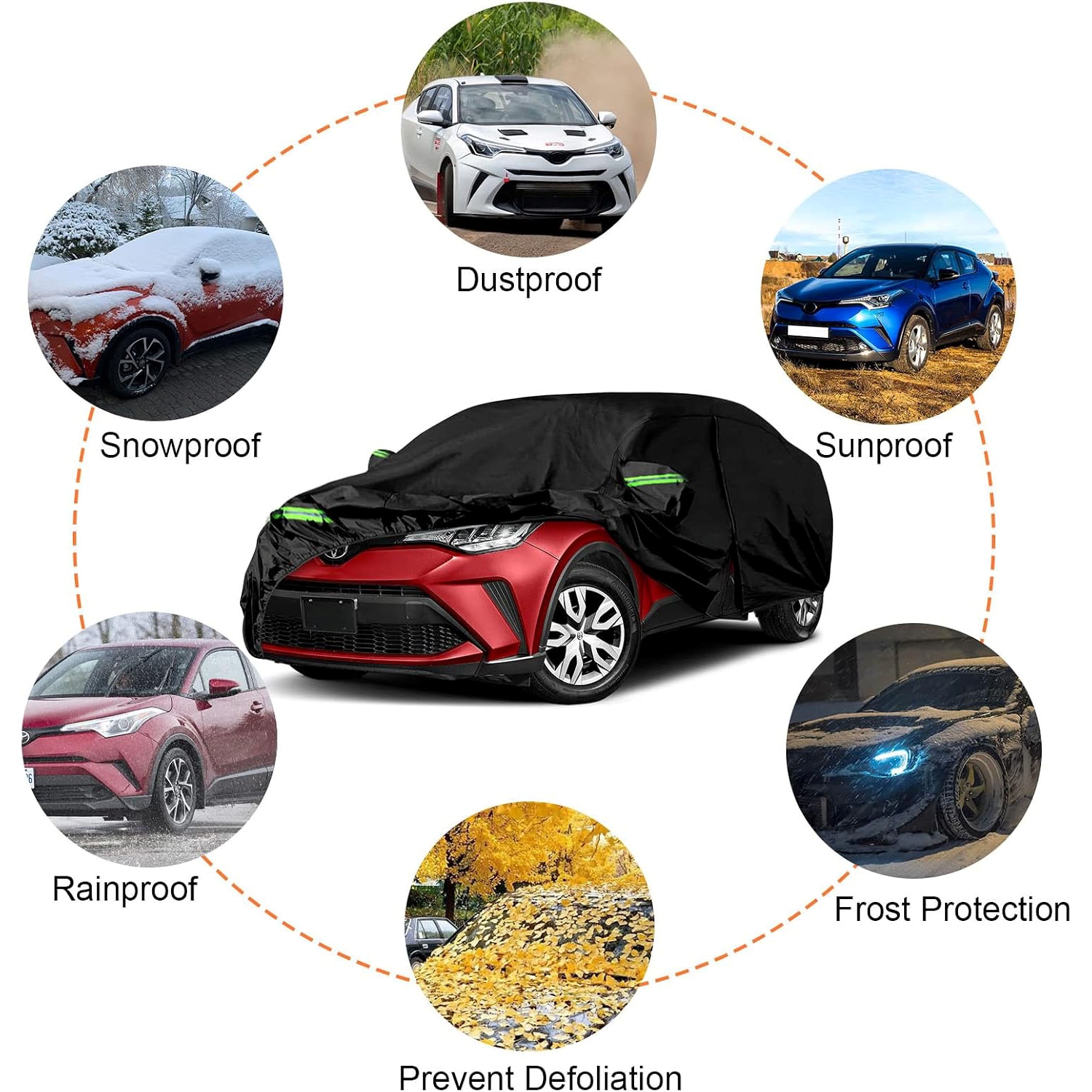 Covelta Full Car Cover for 2018–2026 Toyota C-HR