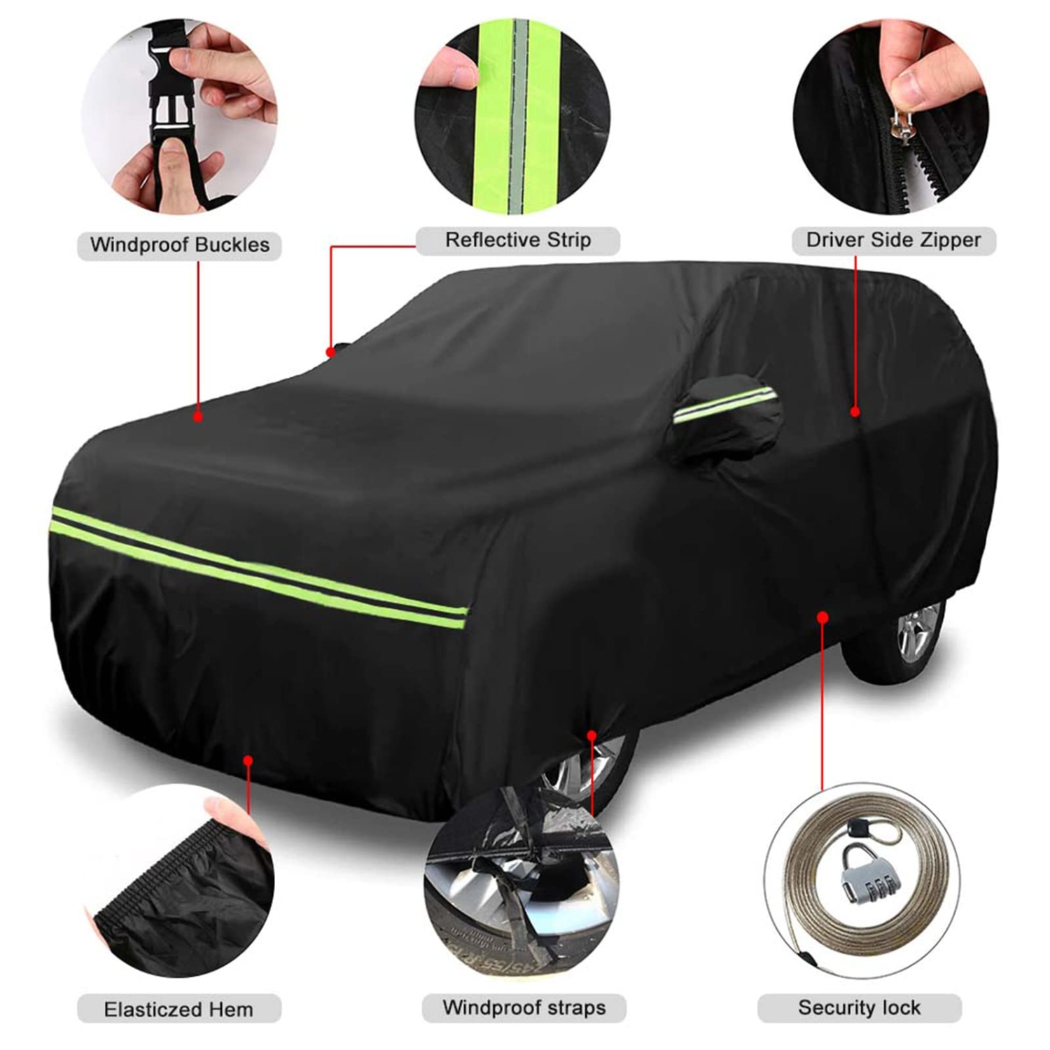 Covelta Full Car Cover for 2009–2026 Toyota Venza
