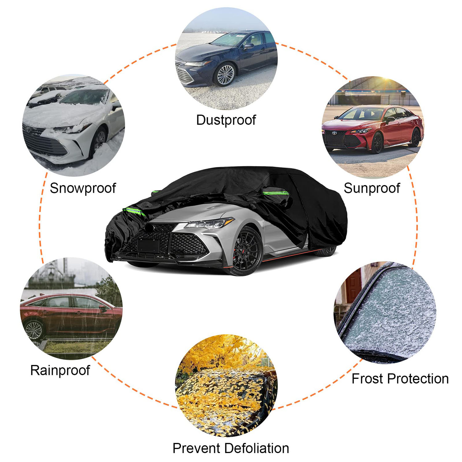 Covelta Full Car Cover for 2005–2025 Toyota Avalon