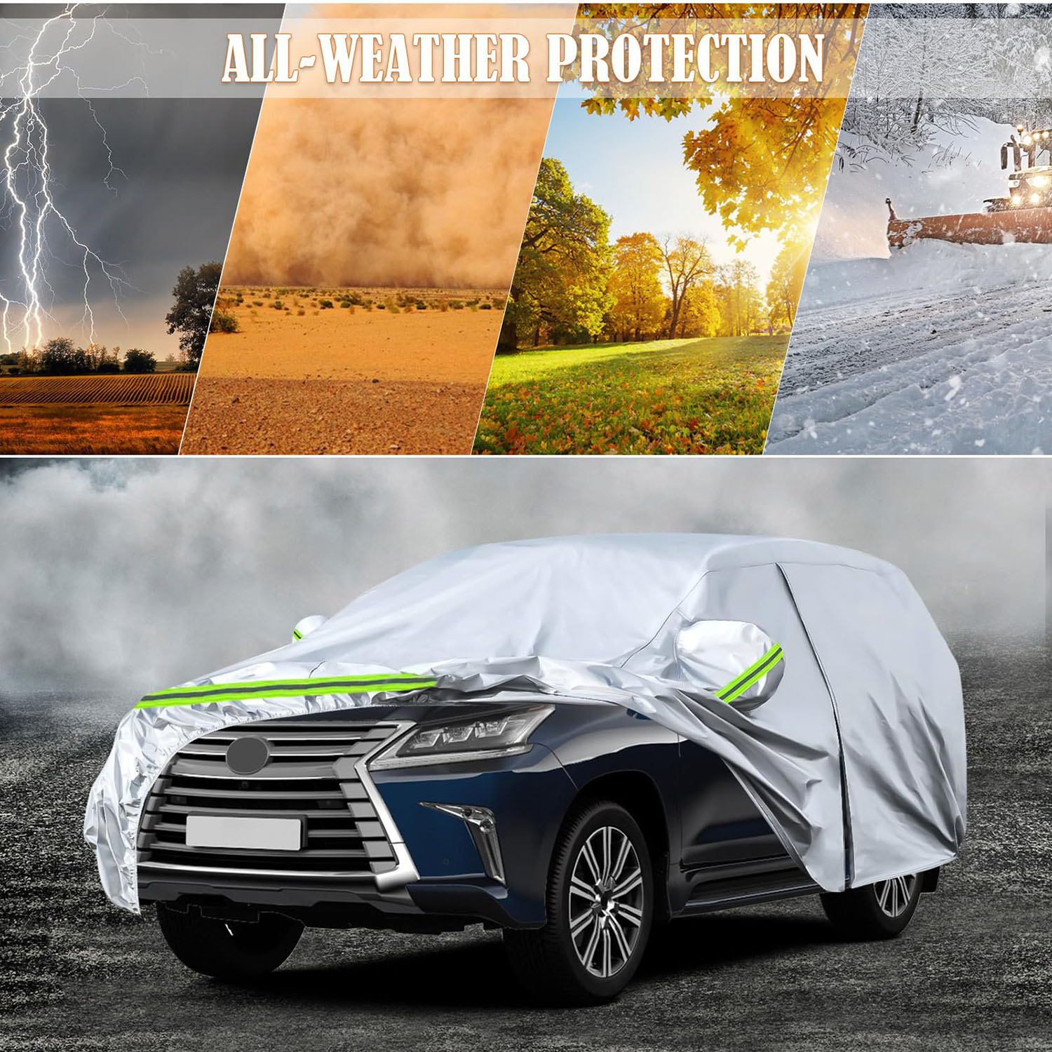 [Copy]Covelta Full Waterproof Car Cover Replace for 2023-2026 Toyota Grand Highlander & Lexus TX350/TX500h/TX550h+