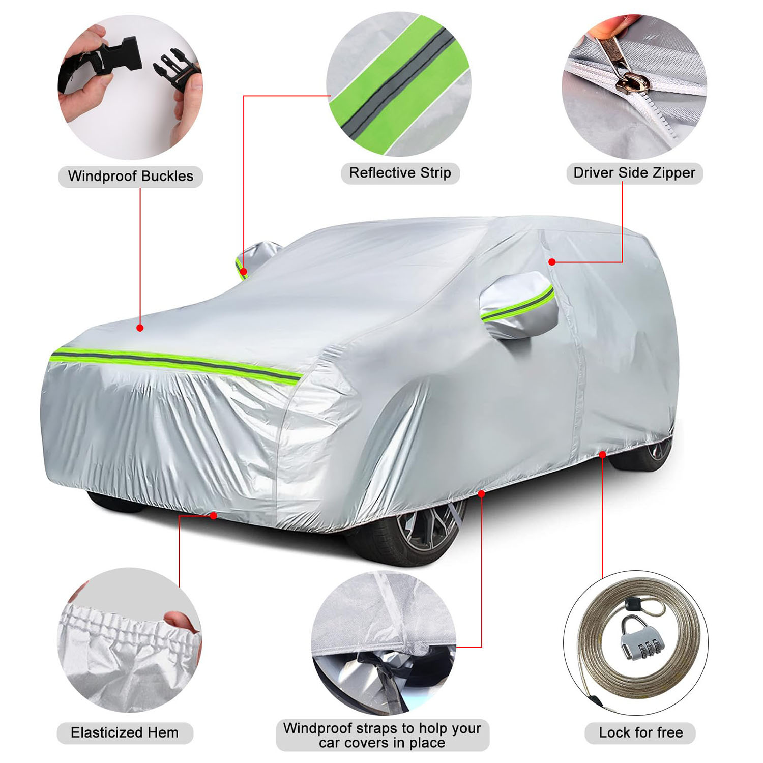 Covelta Full Car Cover for 2020–2026 Toyota Corolla Cross