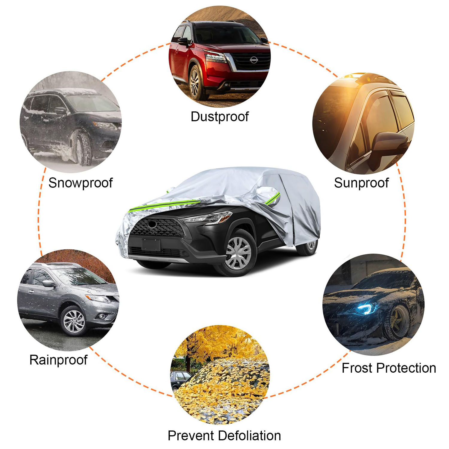 Covelta Full Car Cover for 2020–2026 Toyota Corolla Cross