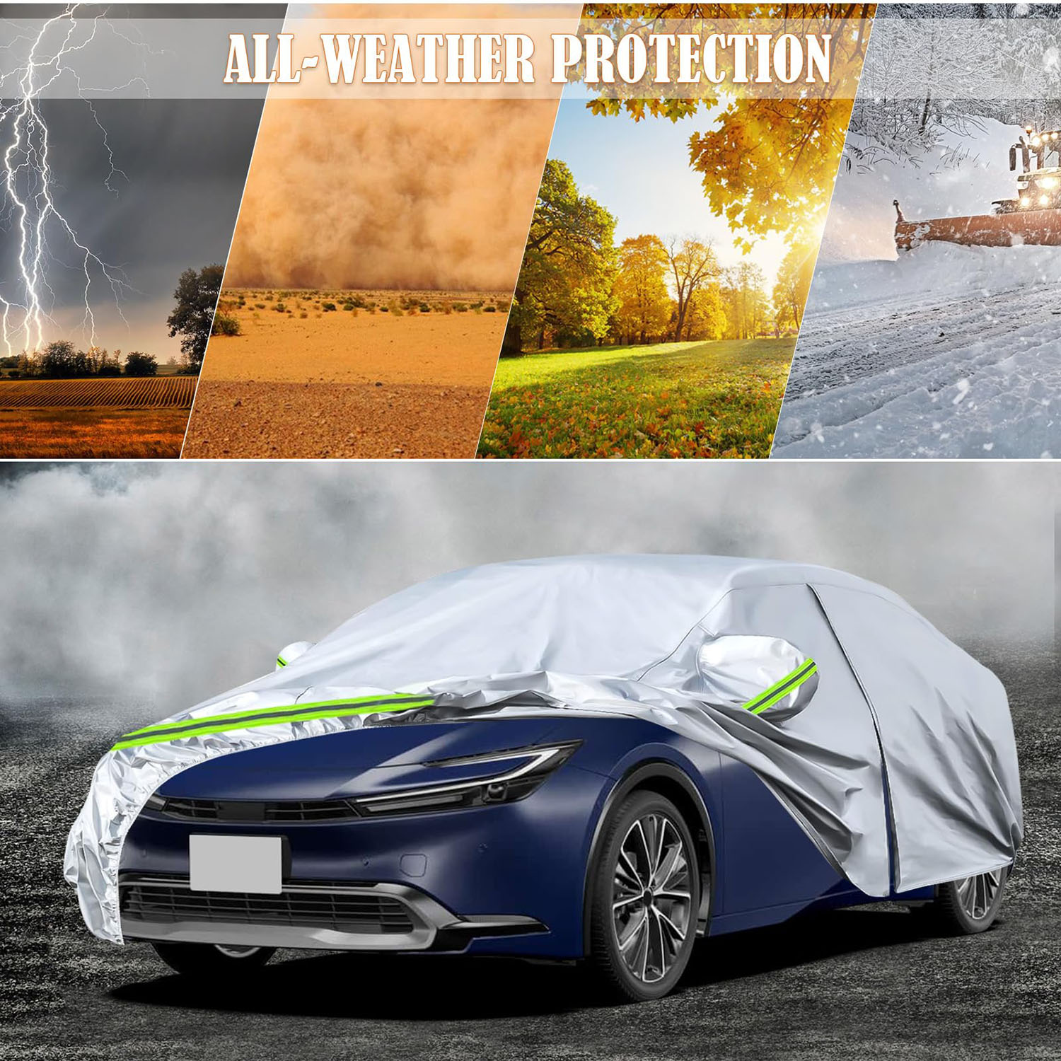 Covelta Full Car Cover for 2004–2026 Toyota Prius