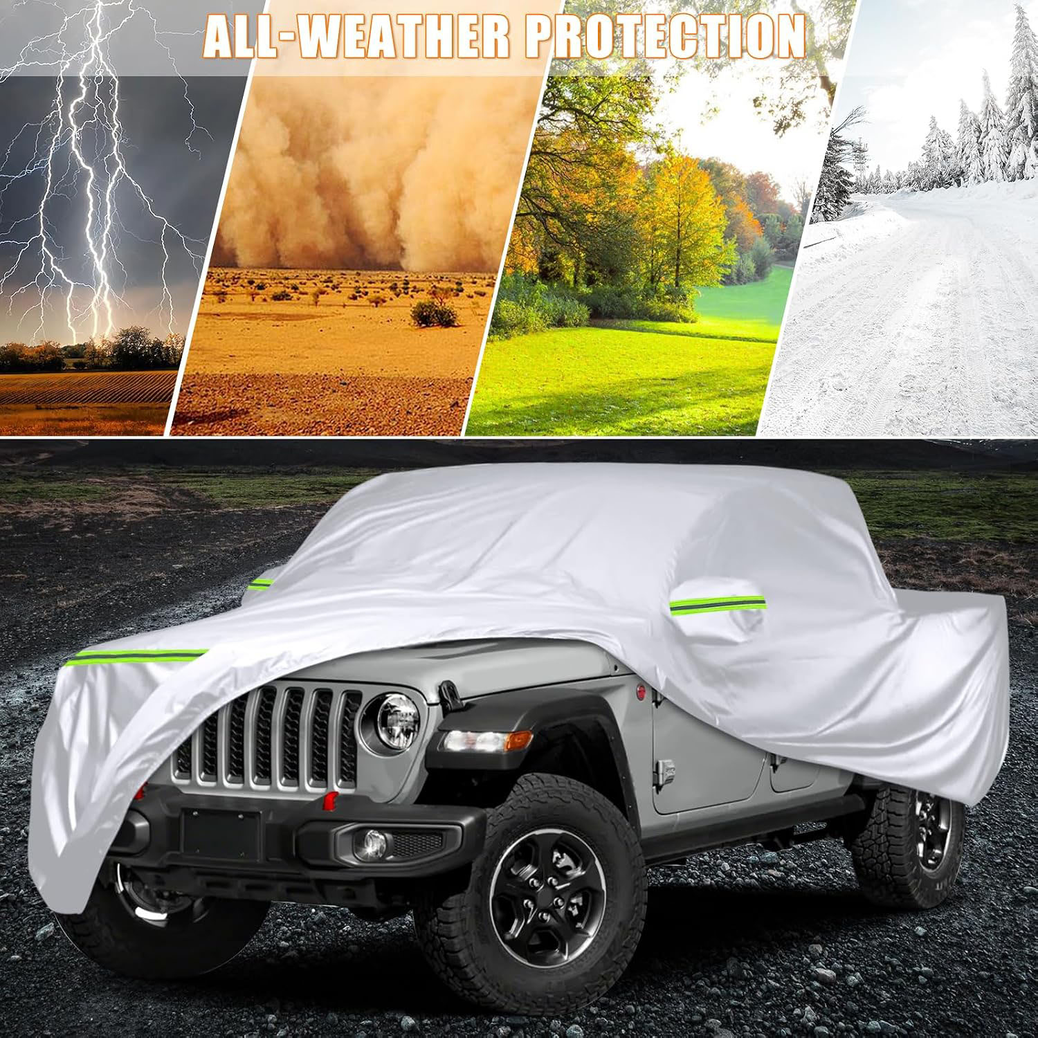 Covelta Full Car Cover for 2019–2026 Jeep Gladiator