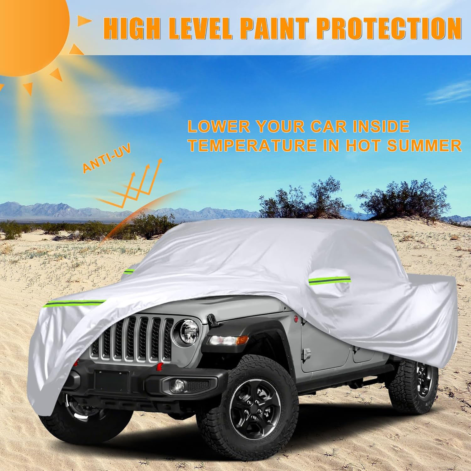 Covelta Full Car Cover for 2019–2026 Jeep Gladiator