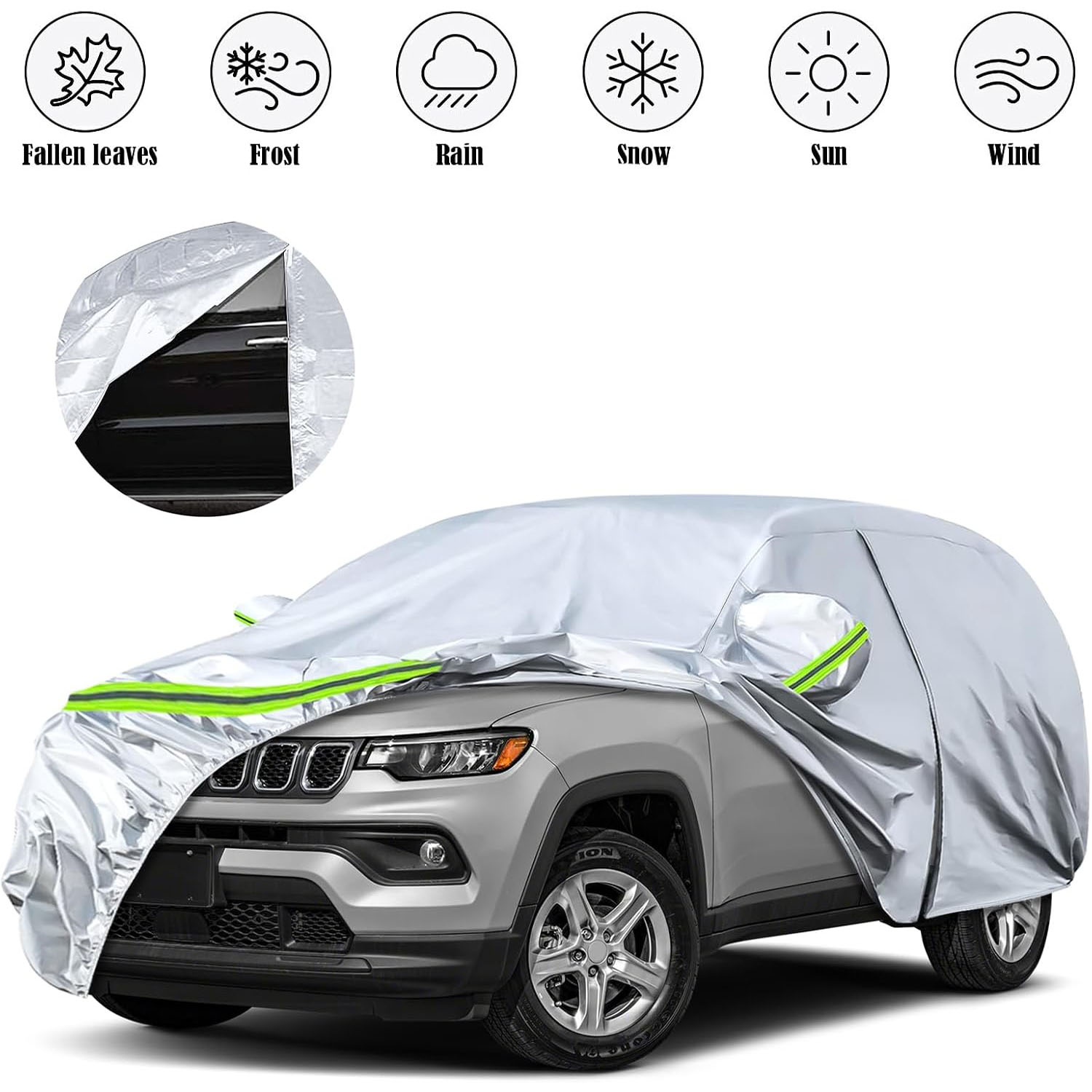 Covelta Full Car Cover for 2007–2026 Jeep Compass