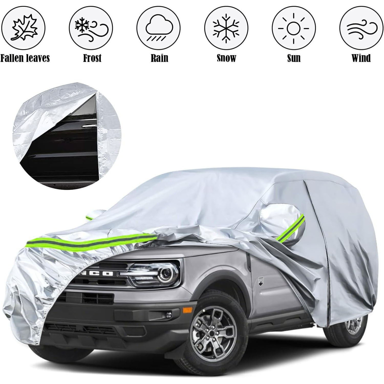 Covelta Full Car Cover for 2021–2026 Ford Bronco Sport