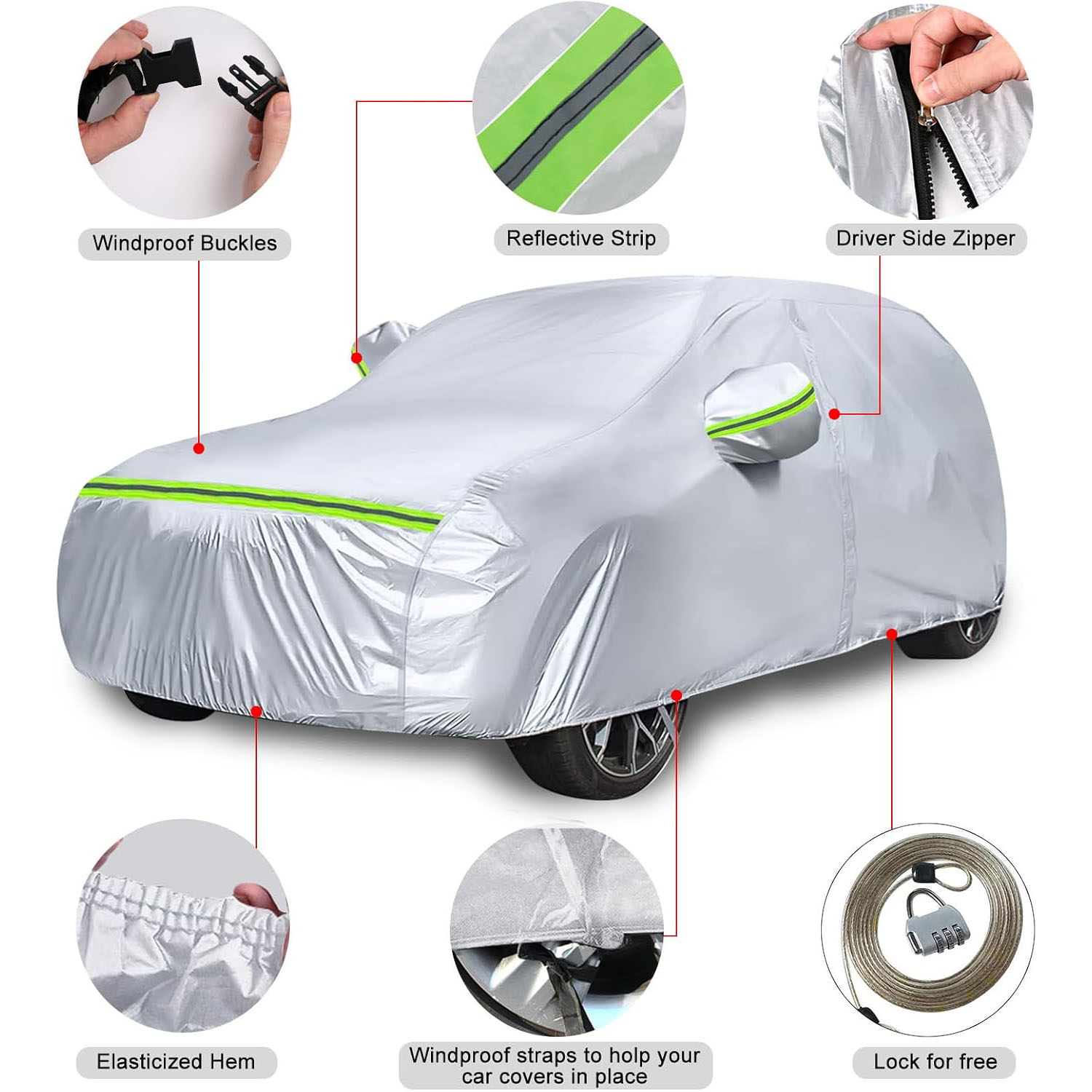 Covelta Full Car Cover for 2021–2026 Ford Bronco Sport