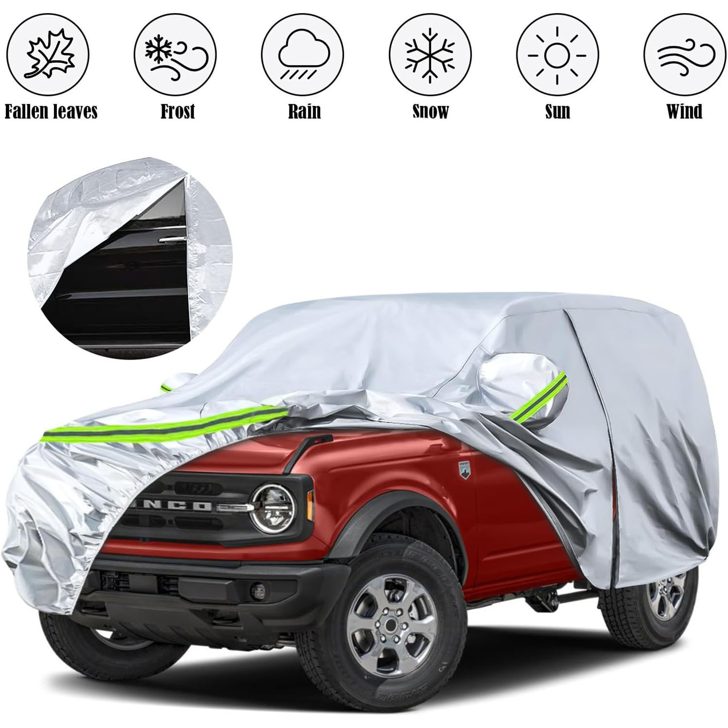 Covelta Full Car Cover for 2021–2026 Ford Bronco 2 Door