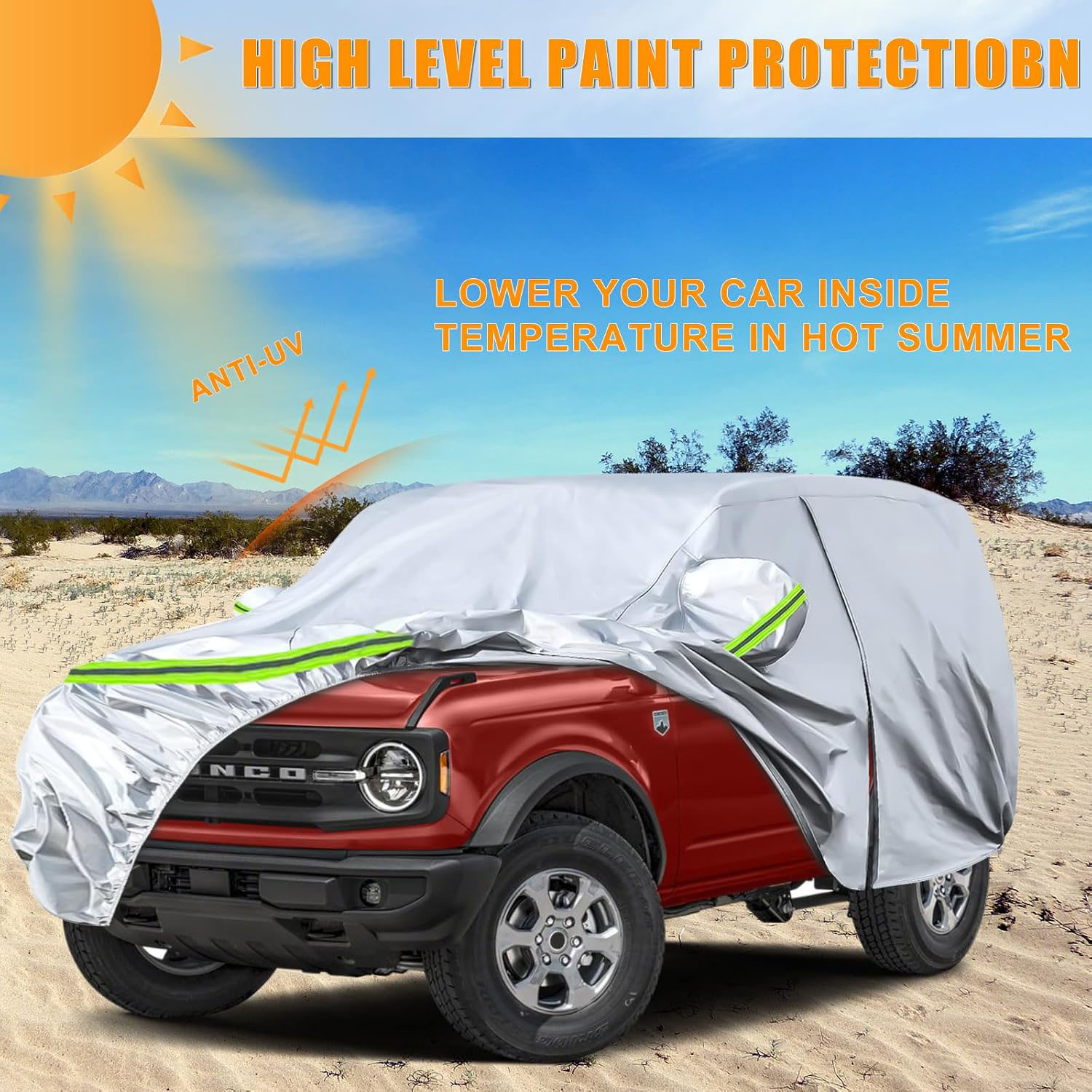 Covelta Full Car Cover for 2021–2026 Ford Bronco 2 Door