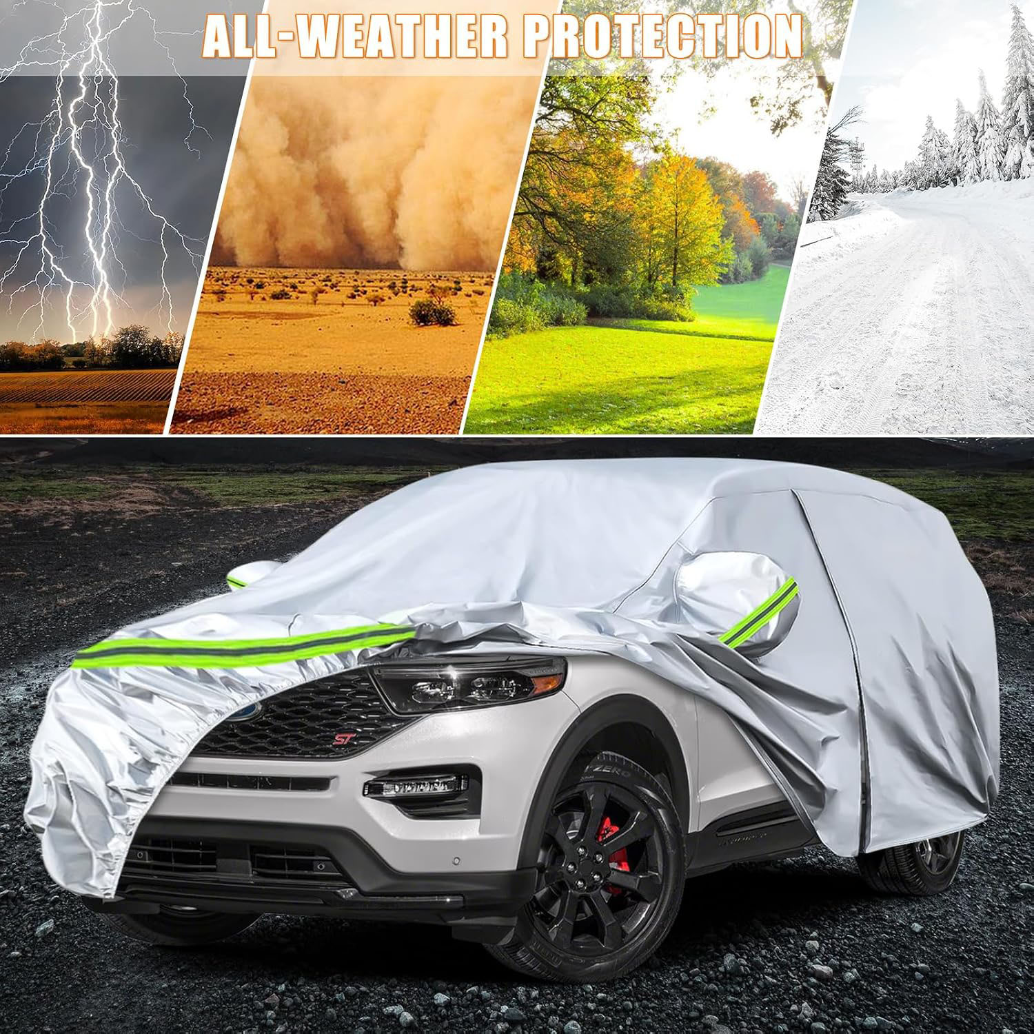 Covelta Full Car Cover for 2011–2026 Ford Explorer