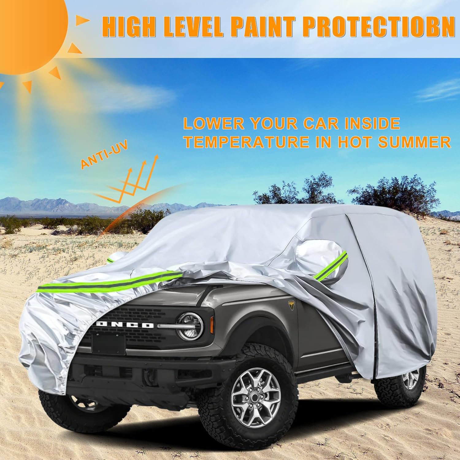 Covelta Full Car Cover for 2021–2026 Ford Bronco 4 Door