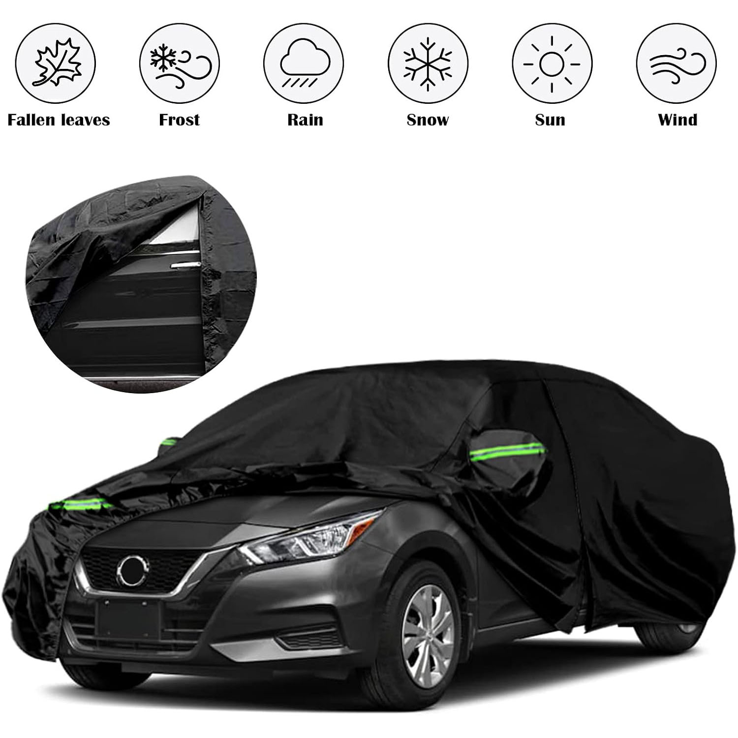 Covelta Car Cover Replace for 2007-2026 Nissan Versa & 2013-2019 Nissan Note