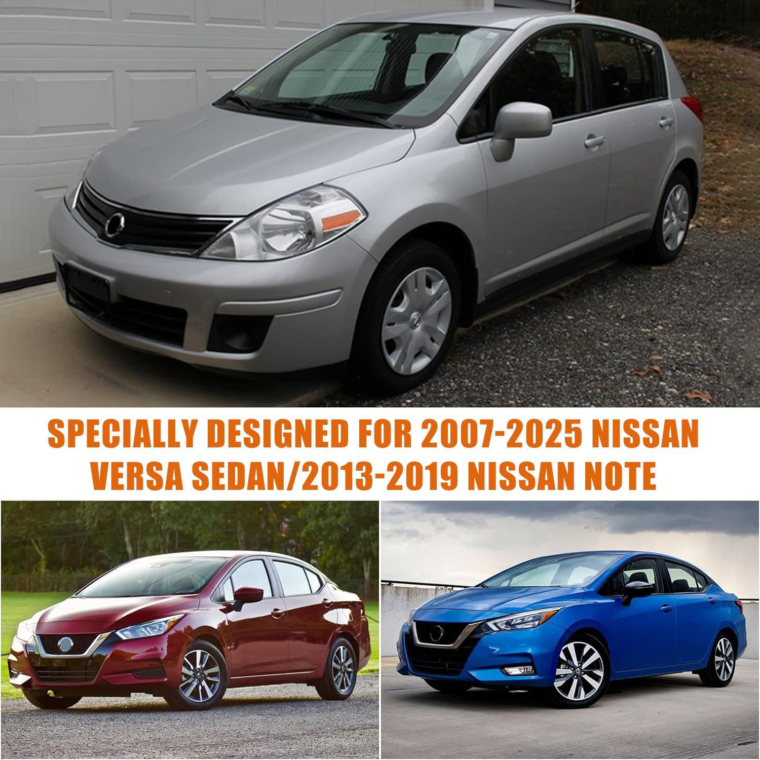 Covelta Car Cover Replace for 2007-2026 Nissan Versa & 2013-2019 Nissan Note