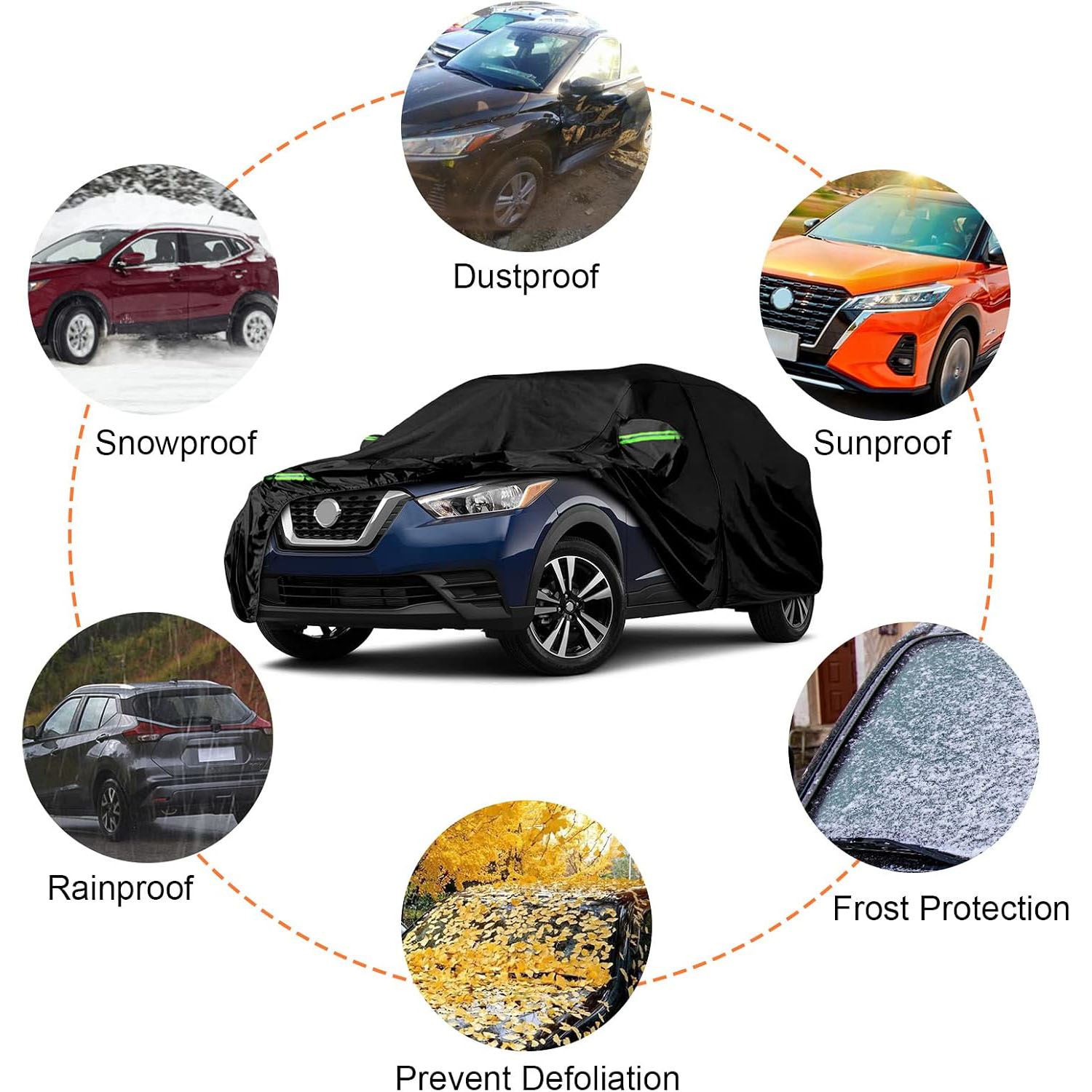 Covelta Full Car Cover for 2016–2026 Nissan Kicks