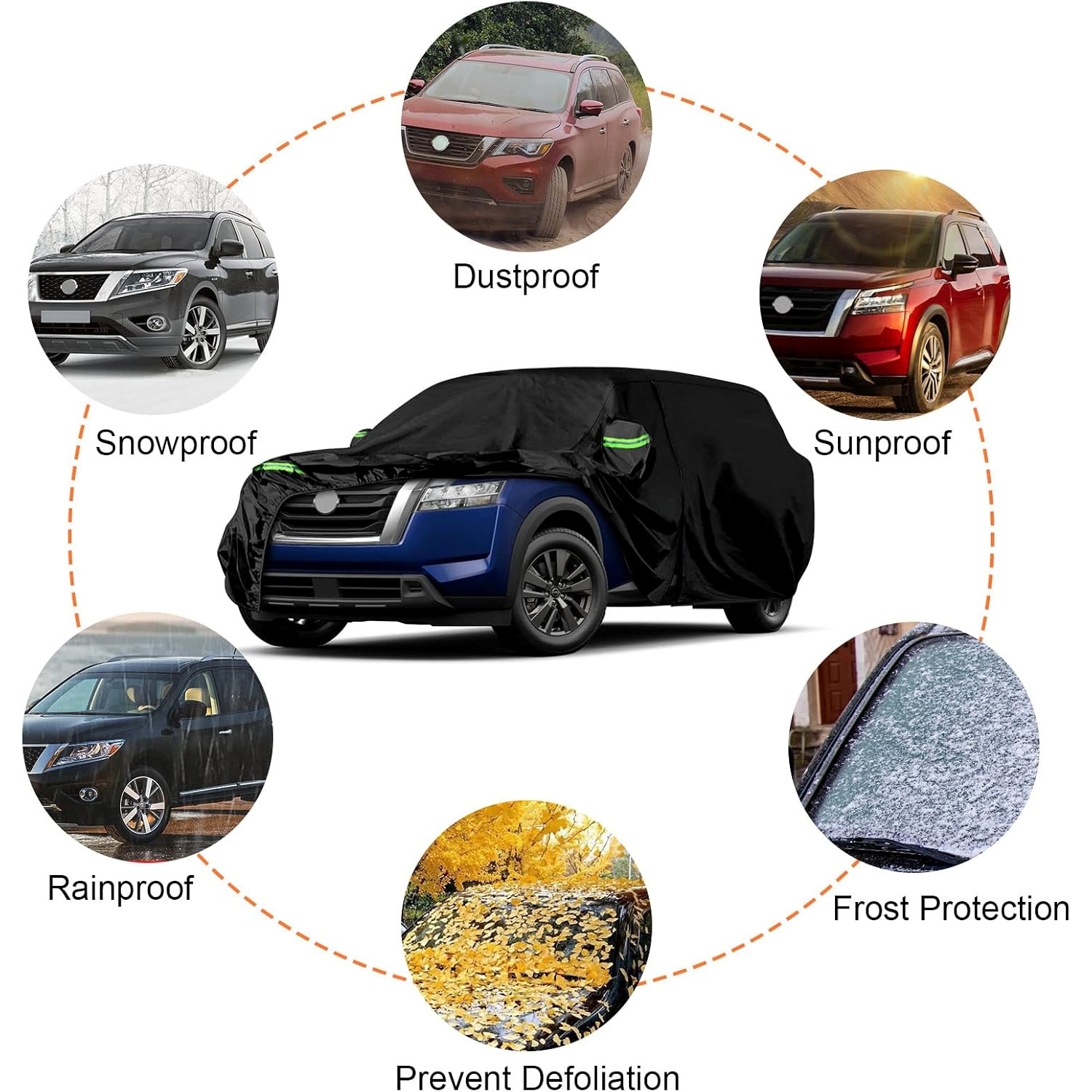 Covelta Full Car Cover for 2012–2026 Nissan Pathfinder