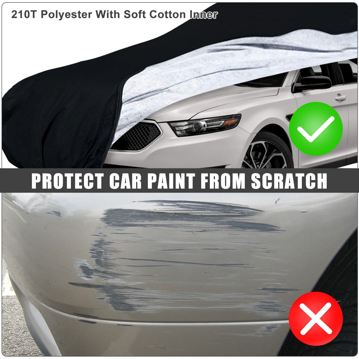 Covelta Full Car Cover for 1996–2019 Ford Taurus Sedan