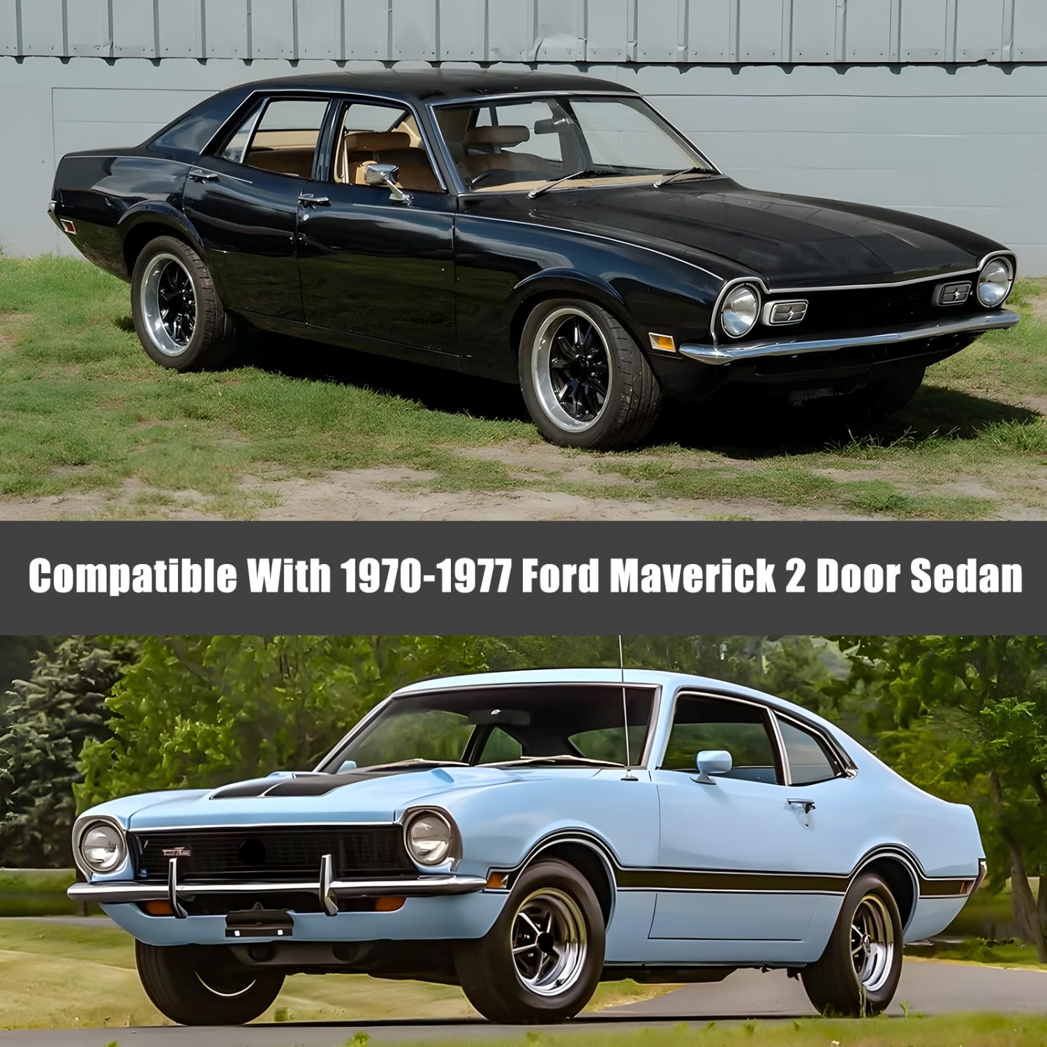 Covelta Full Car Cover for 1970–1977 Ford Maverick 2 Door Sedan