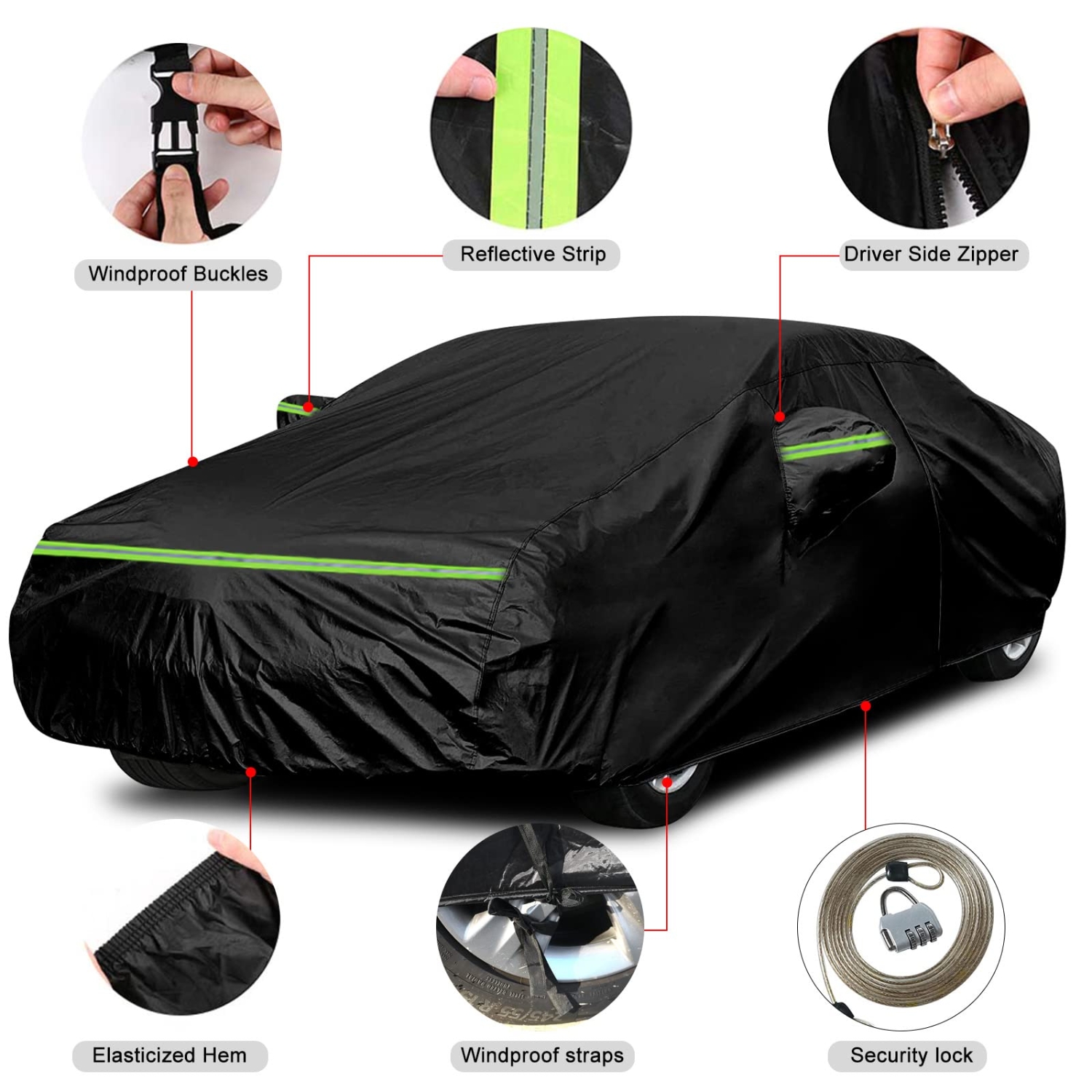 Covelta Full Car Cover for 2006–2022 Lincoln MKZ