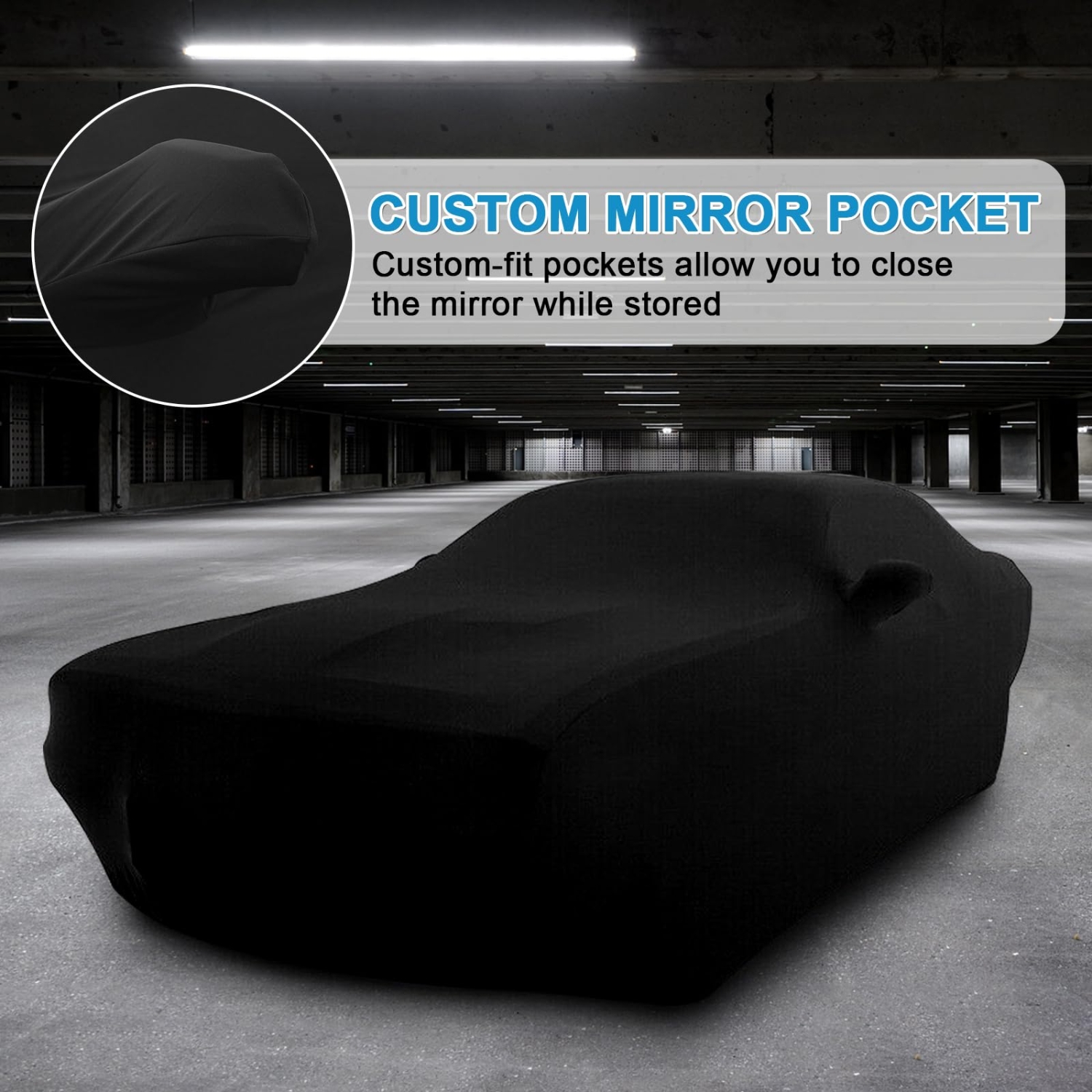 Covelta Indoor Stretch Satin Car Cover for 2008–2026 Dodge Challenger