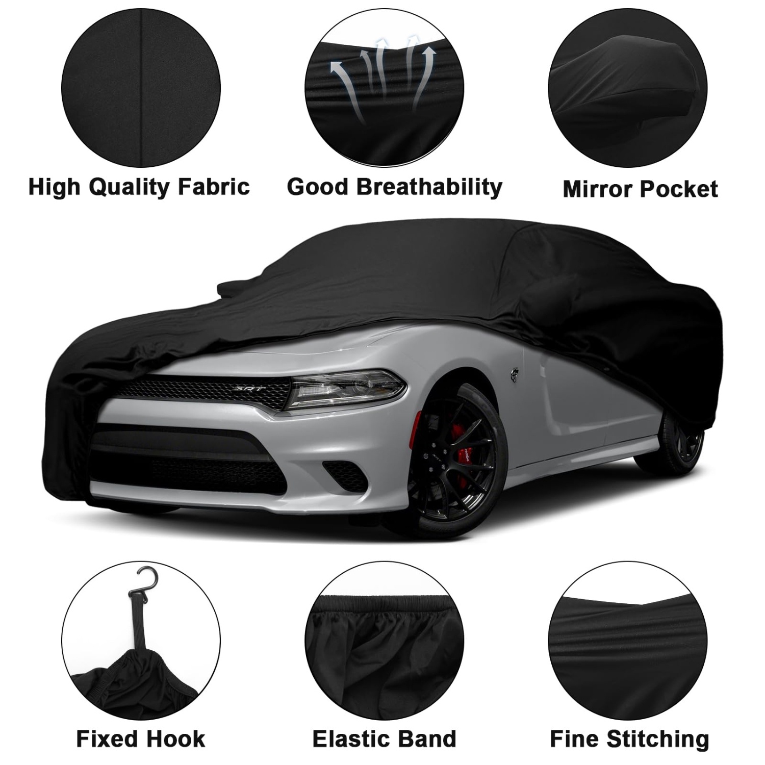 Covelta Indoor Car Cover Replace for 2006-2026 Dodge Charger and 2005-2022 Chrysler