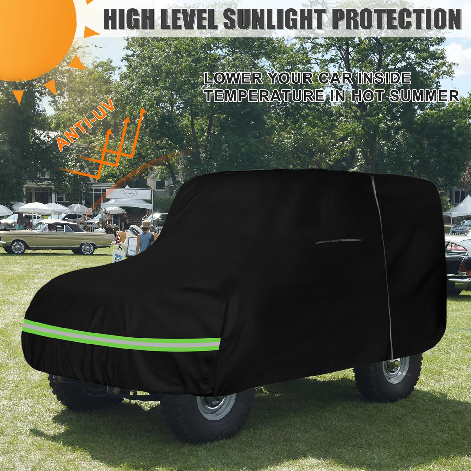 Covelta Full Car Cover for 1960–1984 Toyota Land Cruiser FJ40/FJ41/FJ42