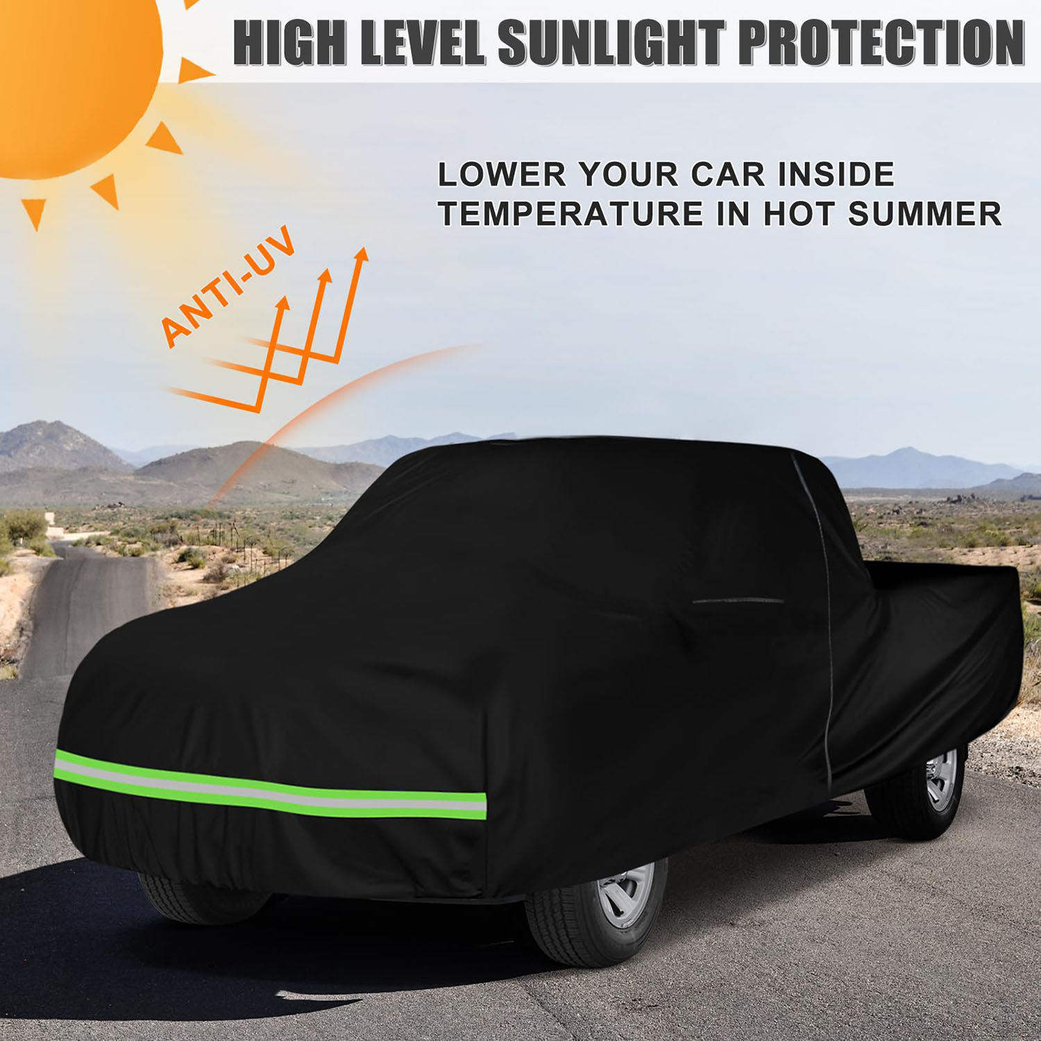 Covelta Full Car Cover for 1980–1995 Toyota Pickup Regular Cab Long Bed