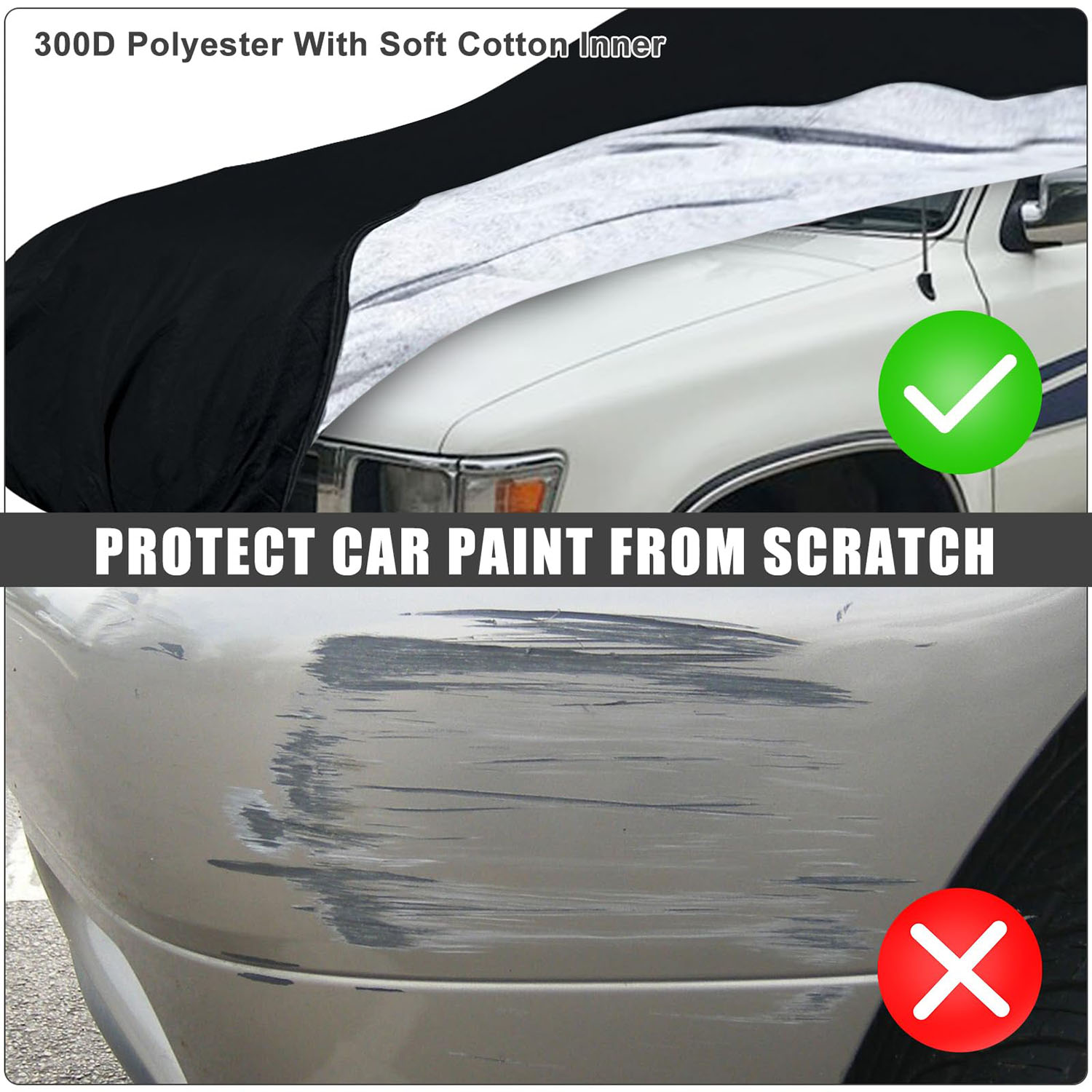 Covelta Full Car Cover for 1980–1995 Toyota Pickup Regular Cab Long Bed