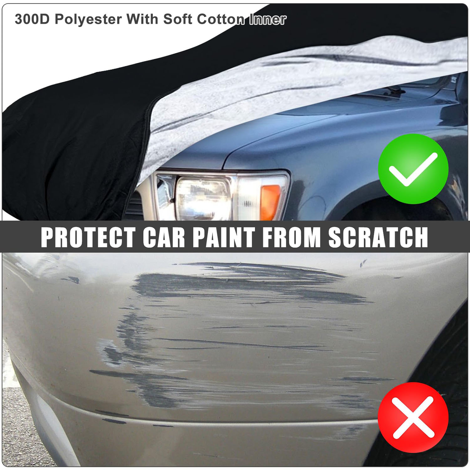 Covelta Waterproof Car Cover for 1980–1995 Toyota Pickup Xtracab Long Bed