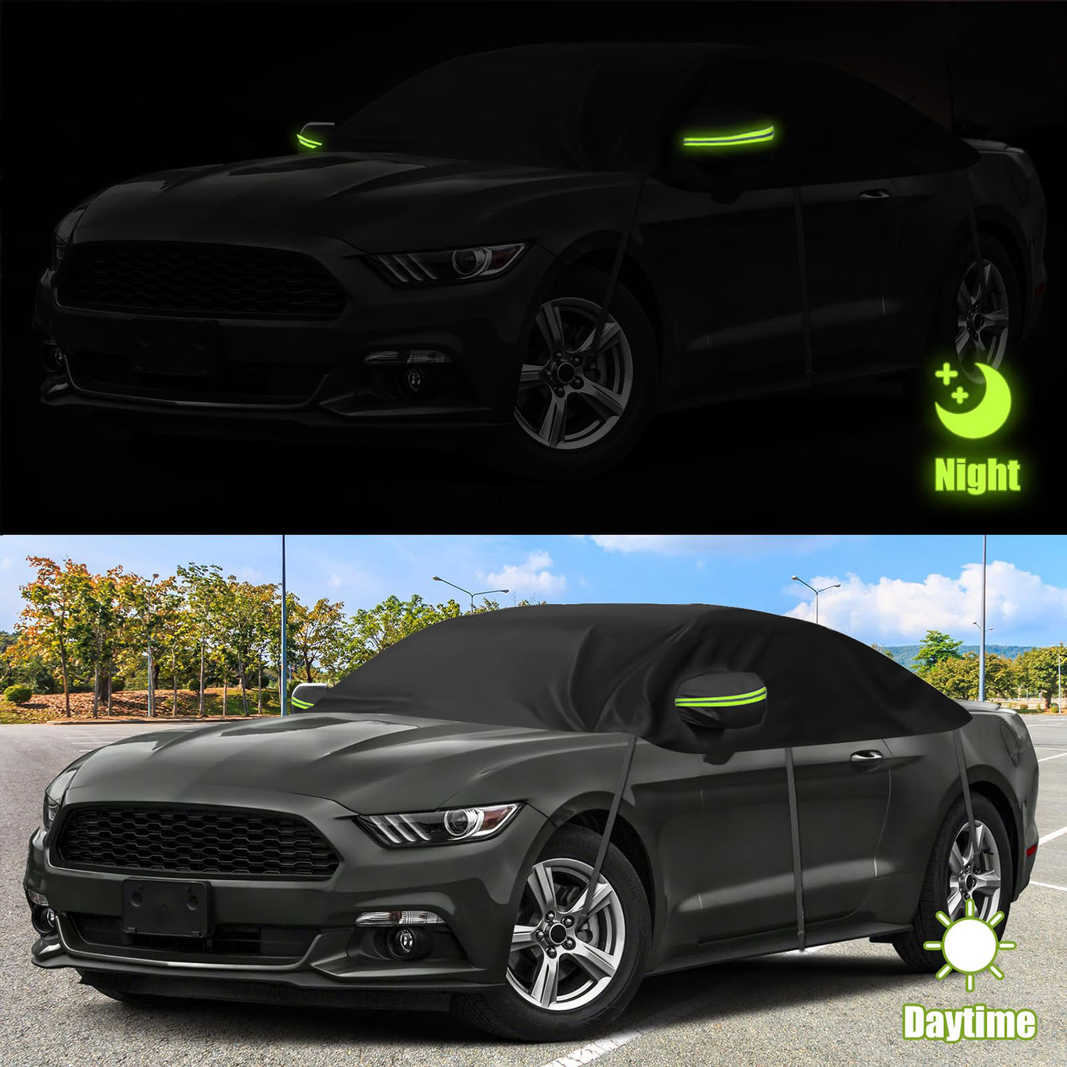 Covelta Half Car Cover for 2005–2026 Ford Mustang
