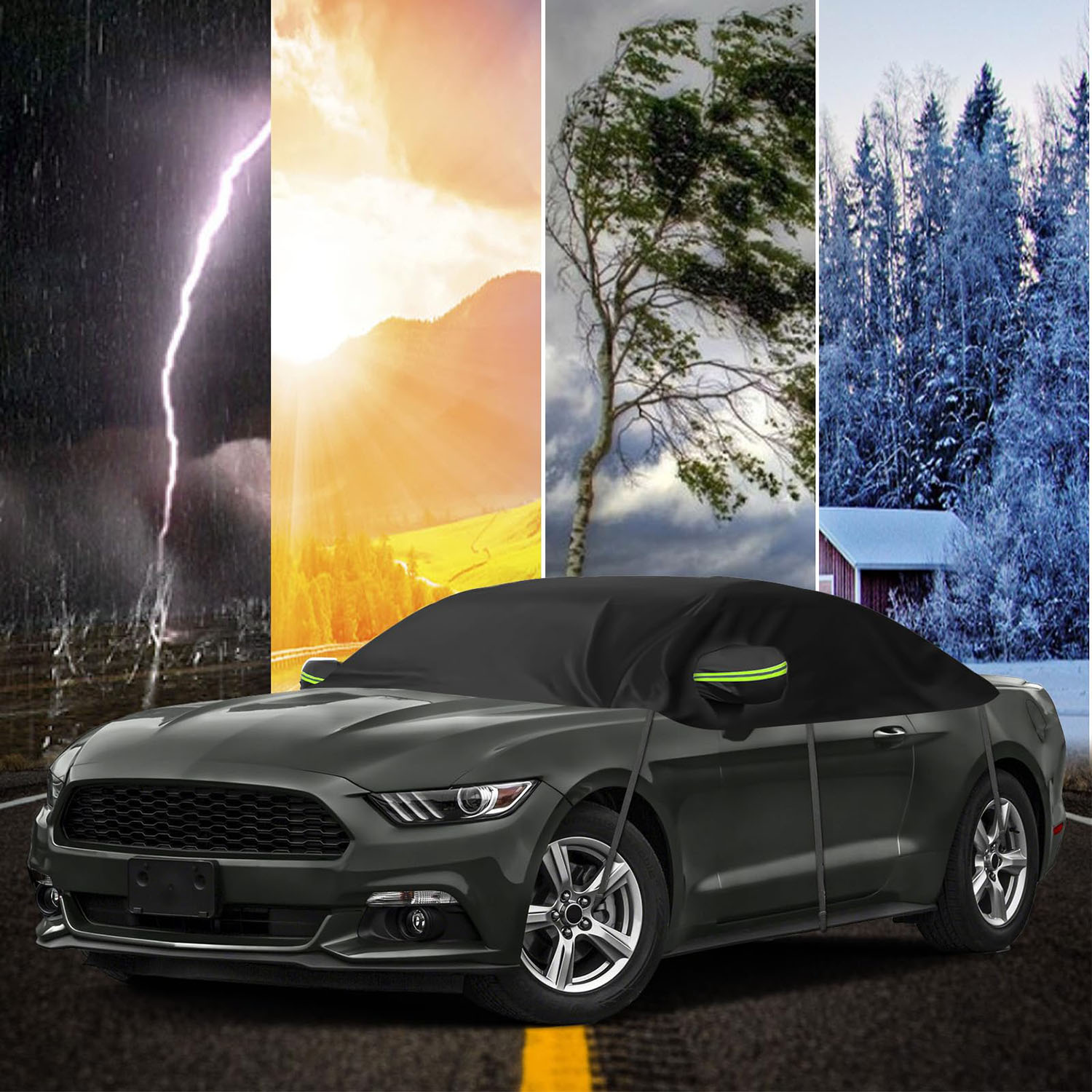 Covelta Half Car Cover for 2005–2026 Ford Mustang