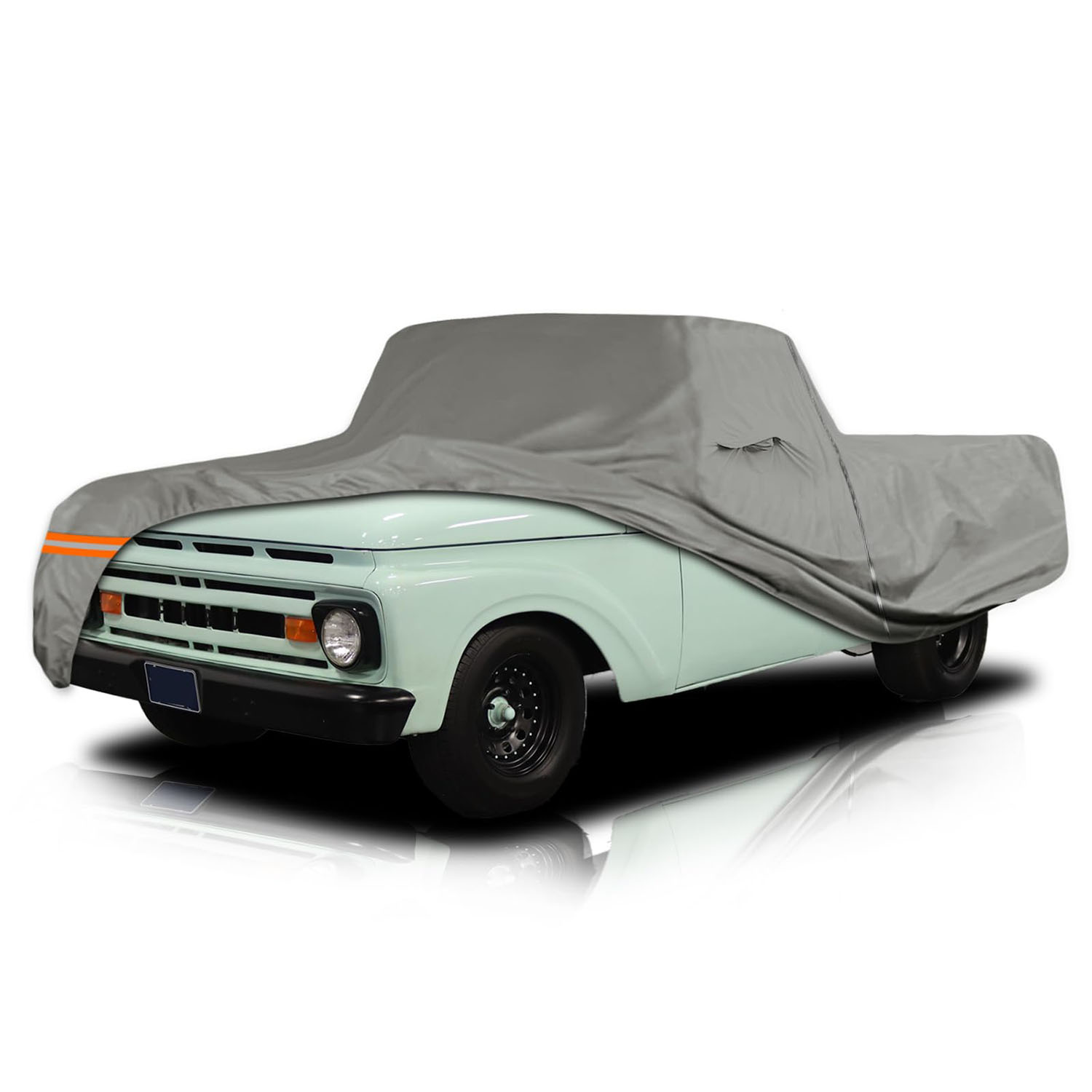 Covelta Waterproof Car Cover for 1961–1991 Ford F100 F250 2-Door Regular Cab 8ft Long Bed Truck