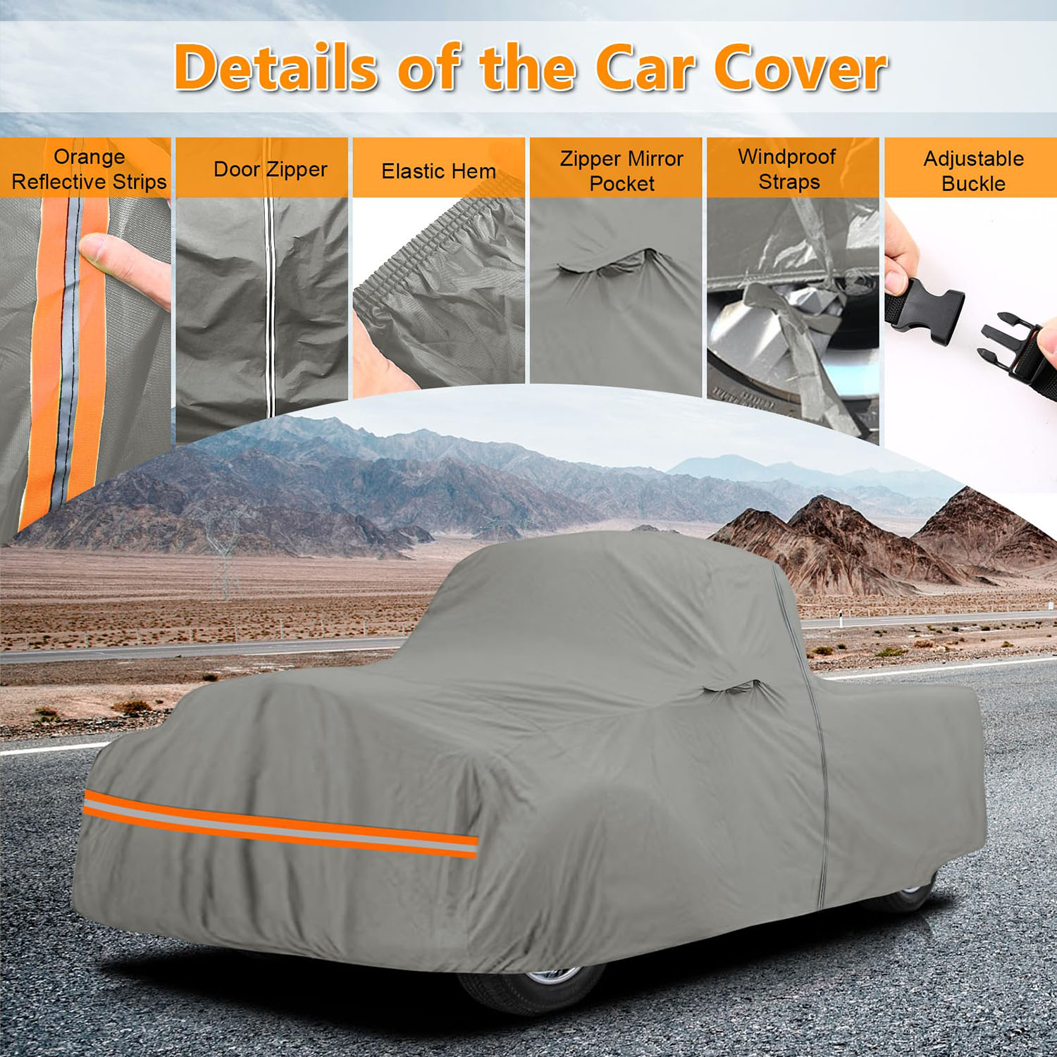Covelta Car Cover for 1948–1956 Ford F1 F100 2-Door Regular Cab Short Bed Truck