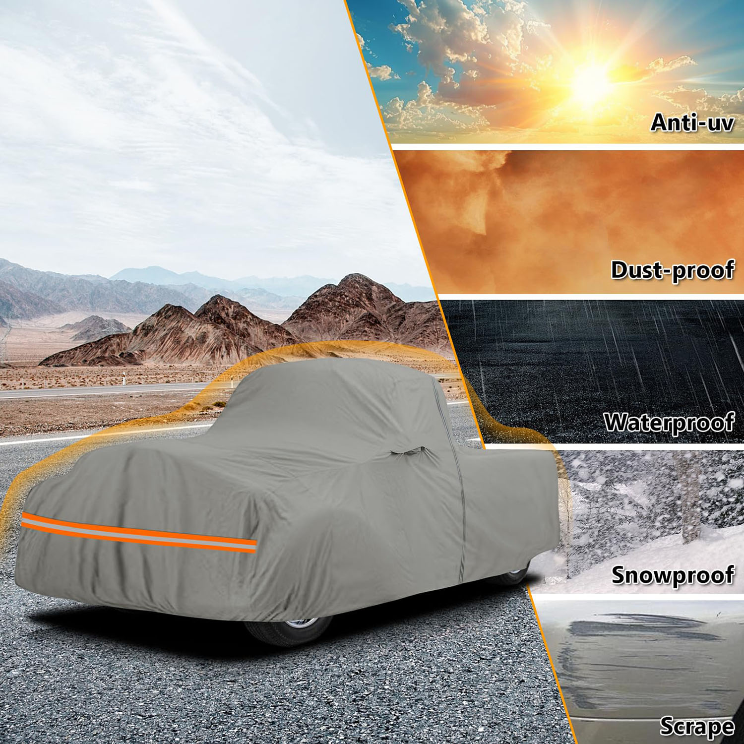 Covelta Car Cover for 1948–1956 Ford F1 F100 2-Door Regular Cab Short Bed Truck