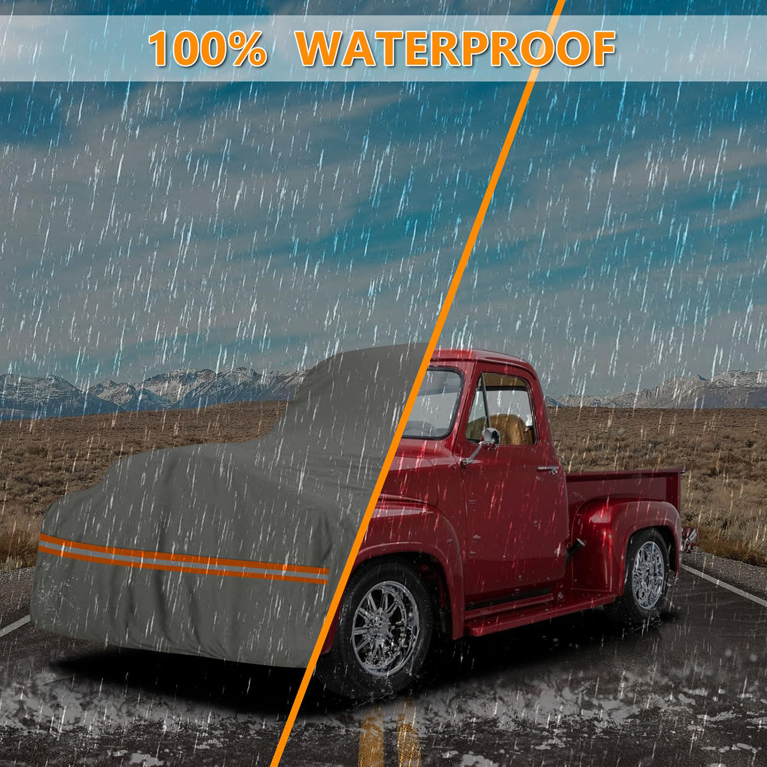 Covelta Car Cover for 1948–1956 Ford F1 F100 2-Door Regular Cab Short Bed Truck